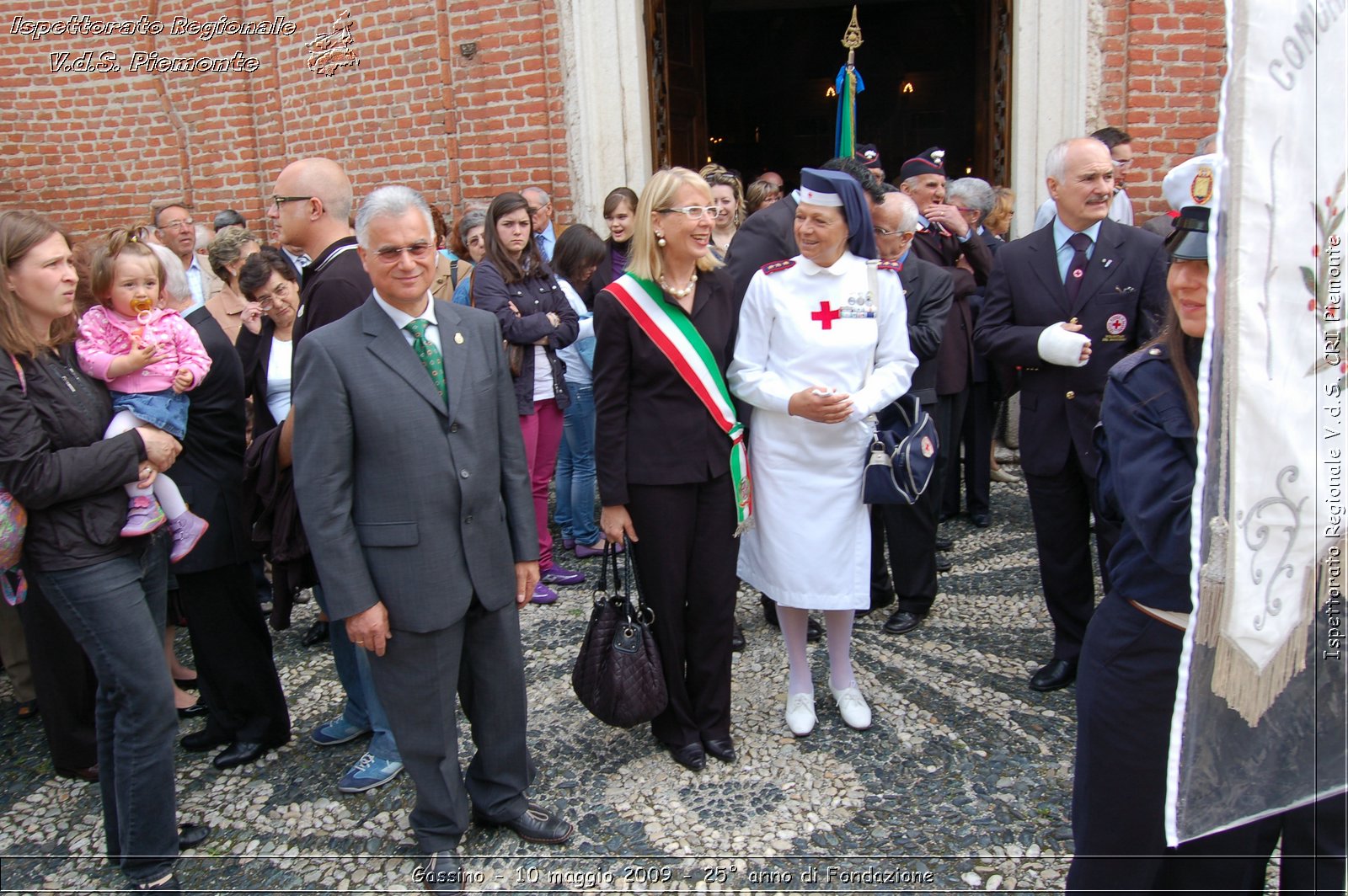 Gassino - 10 maggio 2009 - 25 anno di Fondazione -  Croce Rossa Italiana - Ispettorato Regionale Volontari del Soccorso Piemonte