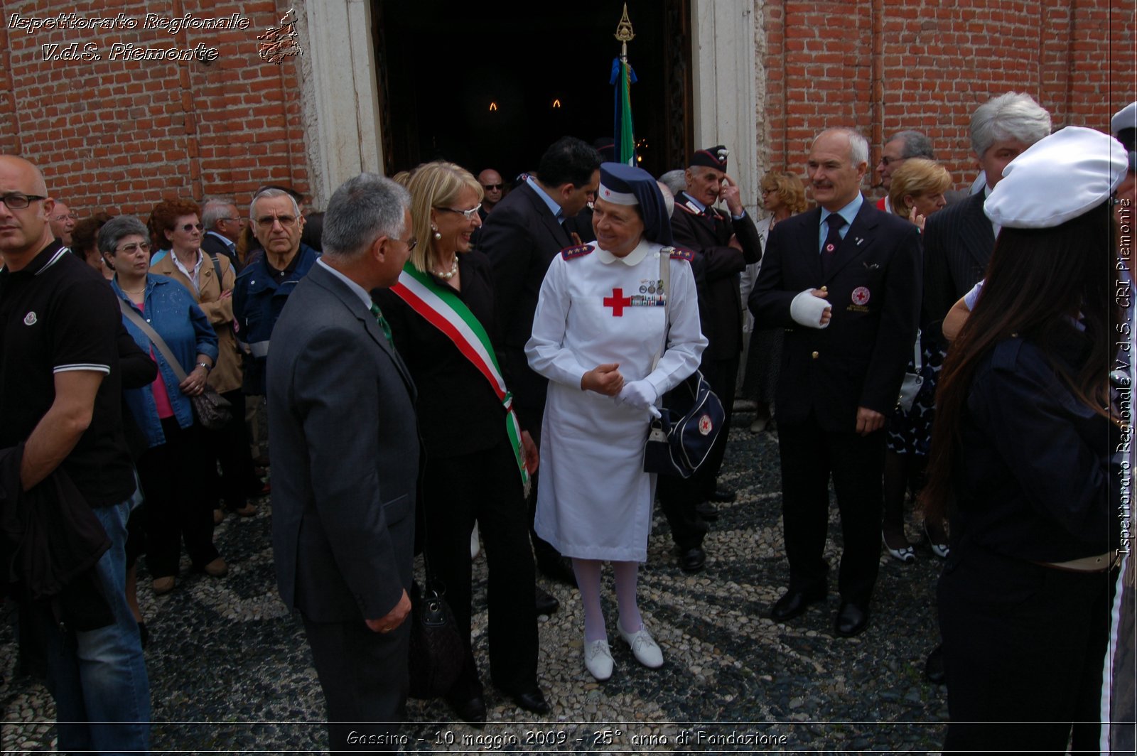 Gassino - 10 maggio 2009 - 25 anno di Fondazione -  Croce Rossa Italiana - Ispettorato Regionale Volontari del Soccorso Piemonte