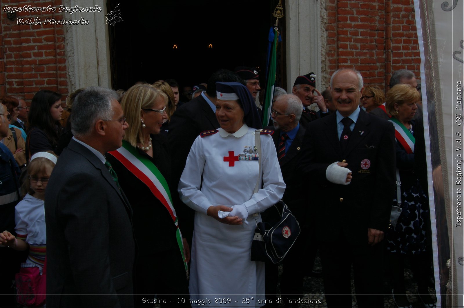 Gassino - 10 maggio 2009 - 25 anno di Fondazione -  Croce Rossa Italiana - Ispettorato Regionale Volontari del Soccorso Piemonte