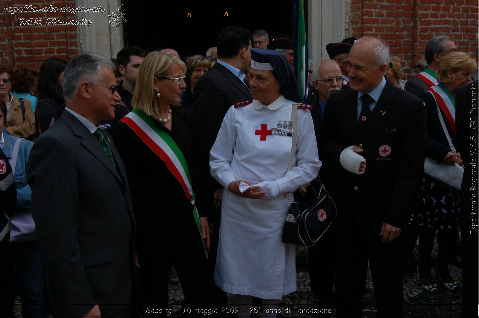 Gassino - 10 maggio 2009 - 25 anno di Fondazione -  Croce Rossa Italiana - Ispettorato Regionale Volontari del Soccorso Piemonte