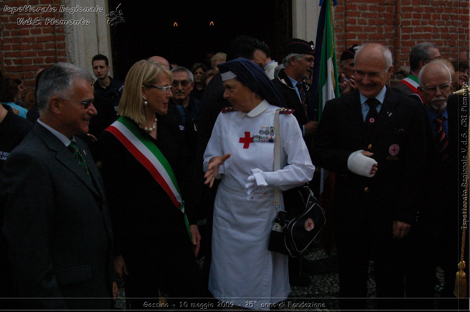 Gassino - 10 maggio 2009 - 25 anno di Fondazione -  Croce Rossa Italiana - Ispettorato Regionale Volontari del Soccorso Piemonte