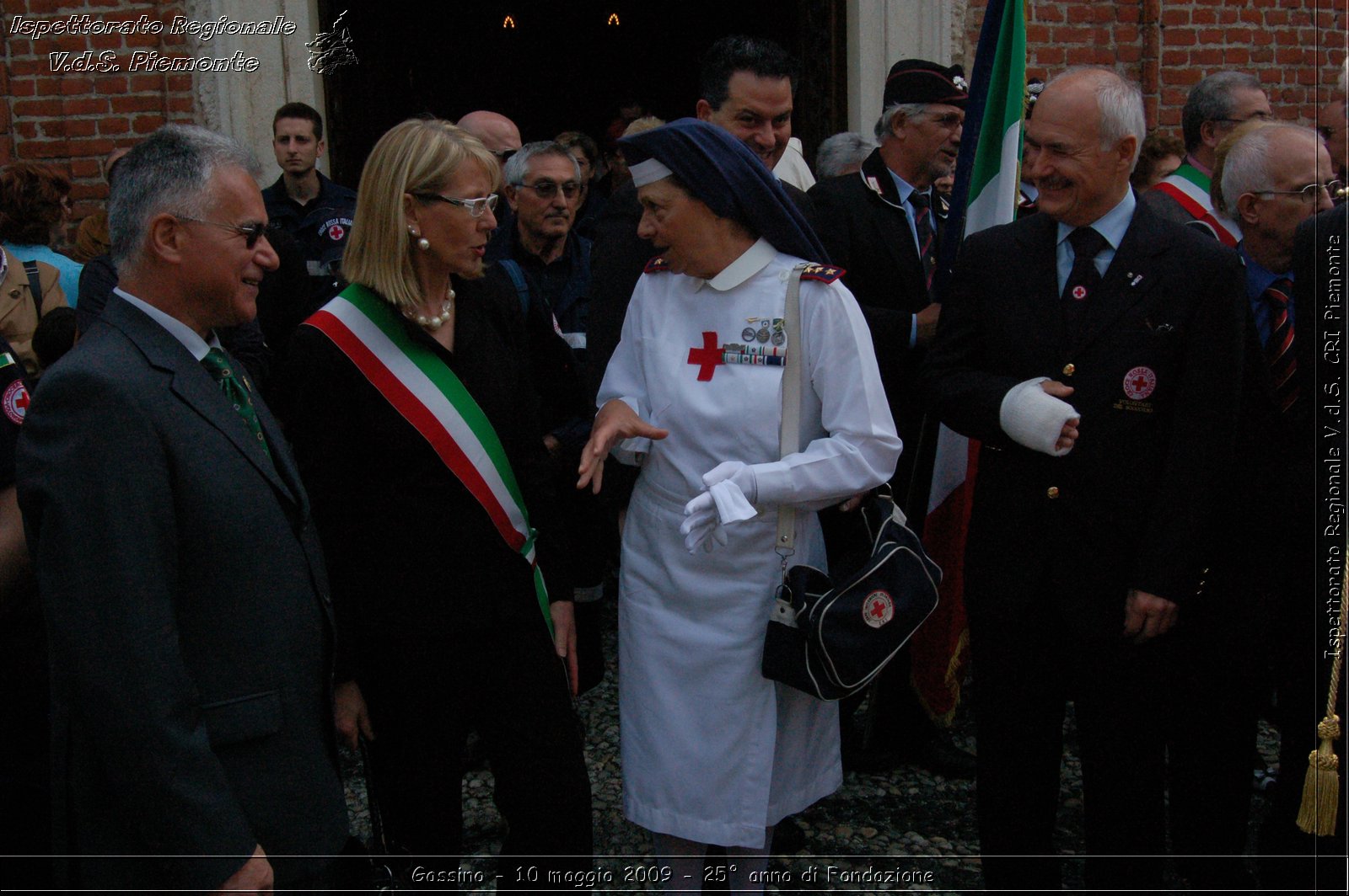 Gassino - 10 maggio 2009 - 25 anno di Fondazione -  Croce Rossa Italiana - Ispettorato Regionale Volontari del Soccorso Piemonte