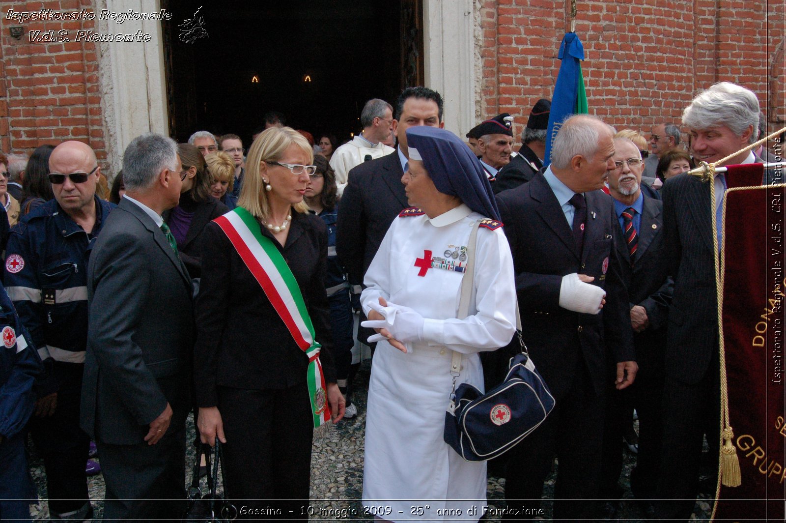 Gassino - 10 maggio 2009 - 25 anno di Fondazione -  Croce Rossa Italiana - Ispettorato Regionale Volontari del Soccorso Piemonte