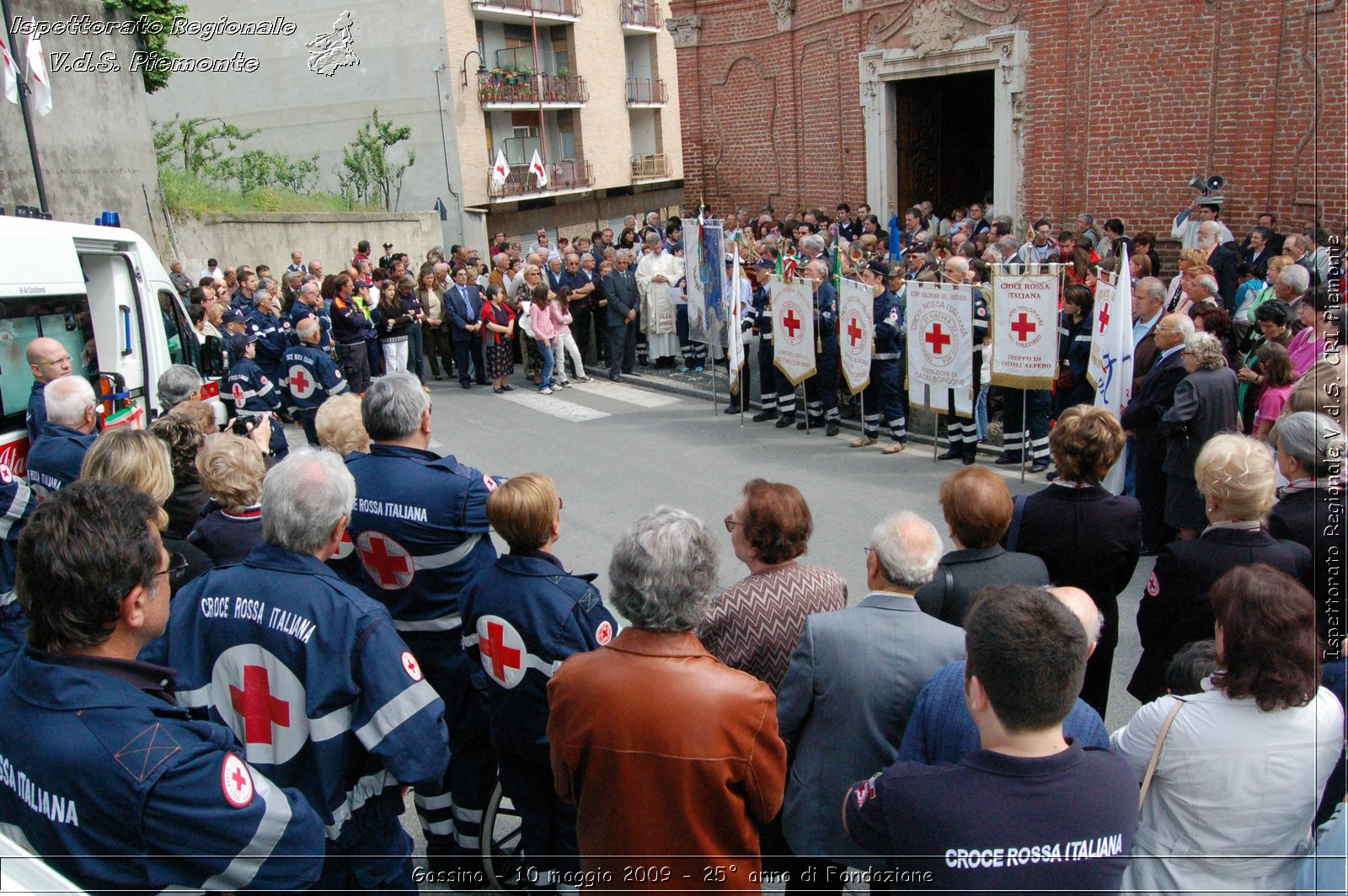 Gassino - 10 maggio 2009 - 25 anno di Fondazione -  Croce Rossa Italiana - Ispettorato Regionale Volontari del Soccorso Piemonte