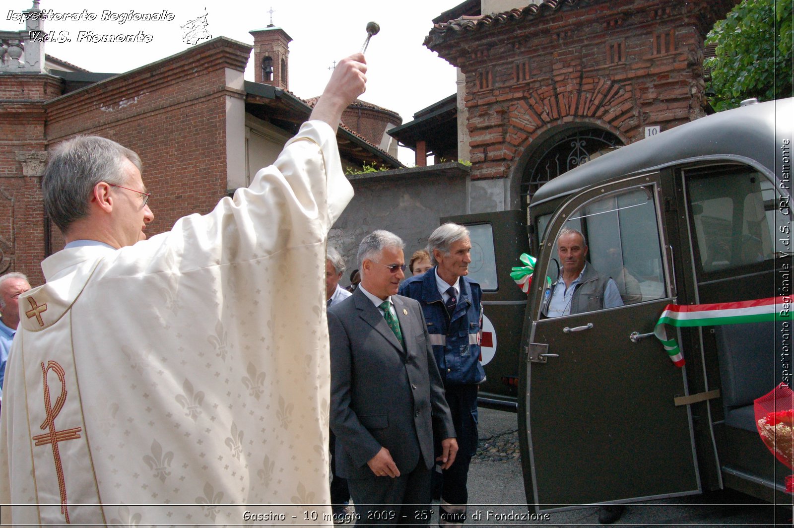 Gassino - 10 maggio 2009 - 25 anno di Fondazione -  Croce Rossa Italiana - Ispettorato Regionale Volontari del Soccorso Piemonte