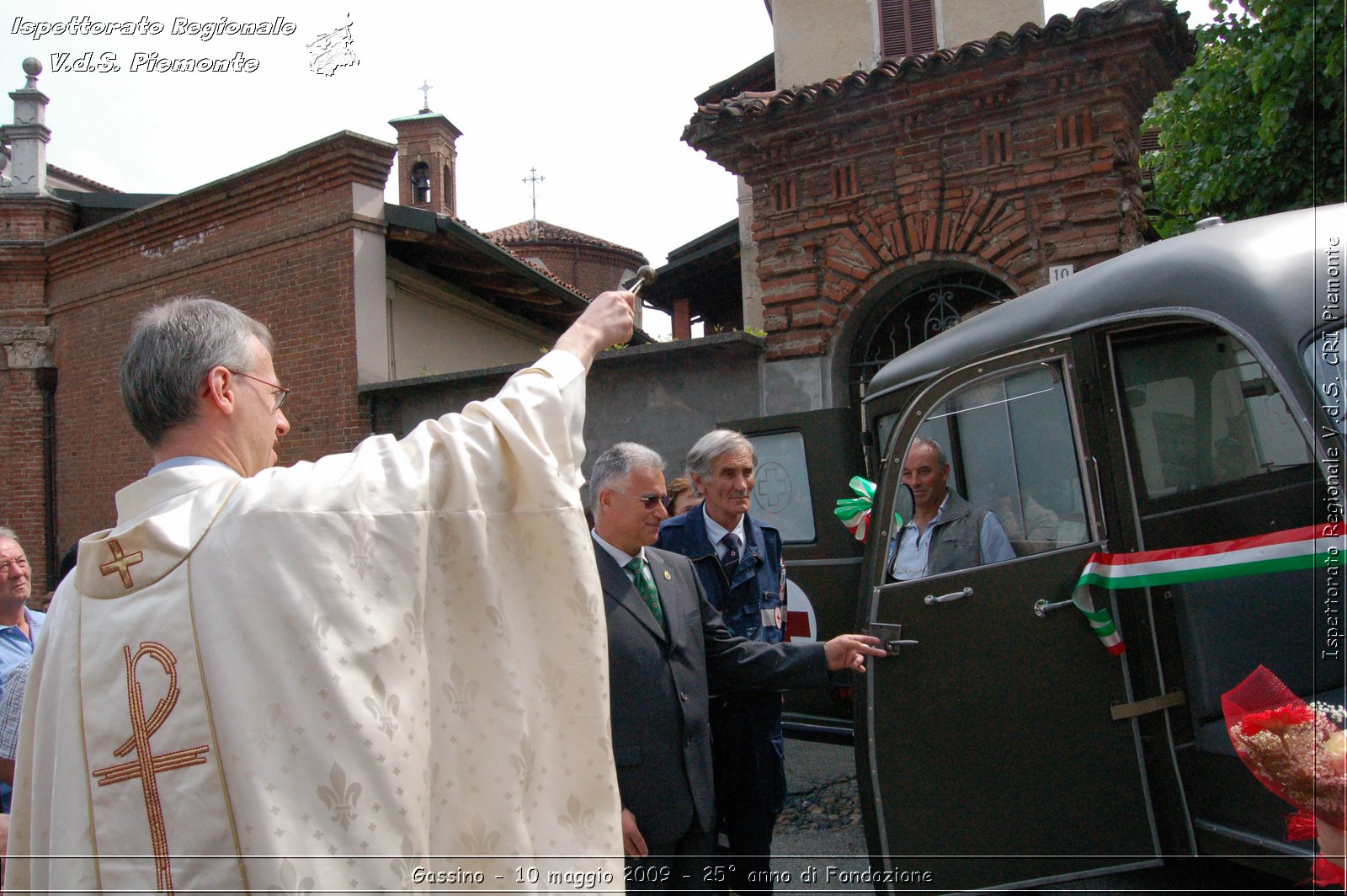 Gassino - 10 maggio 2009 - 25 anno di Fondazione -  Croce Rossa Italiana - Ispettorato Regionale Volontari del Soccorso Piemonte