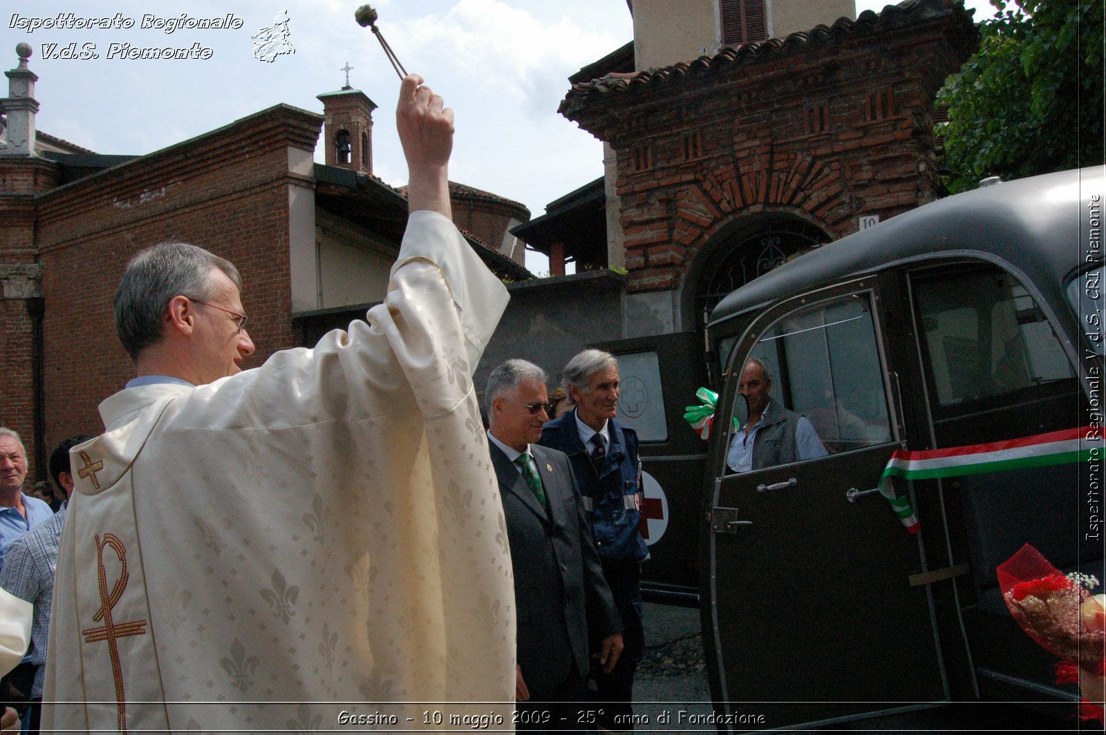 Gassino - 10 maggio 2009 - 25 anno di Fondazione -  Croce Rossa Italiana - Ispettorato Regionale Volontari del Soccorso Piemonte