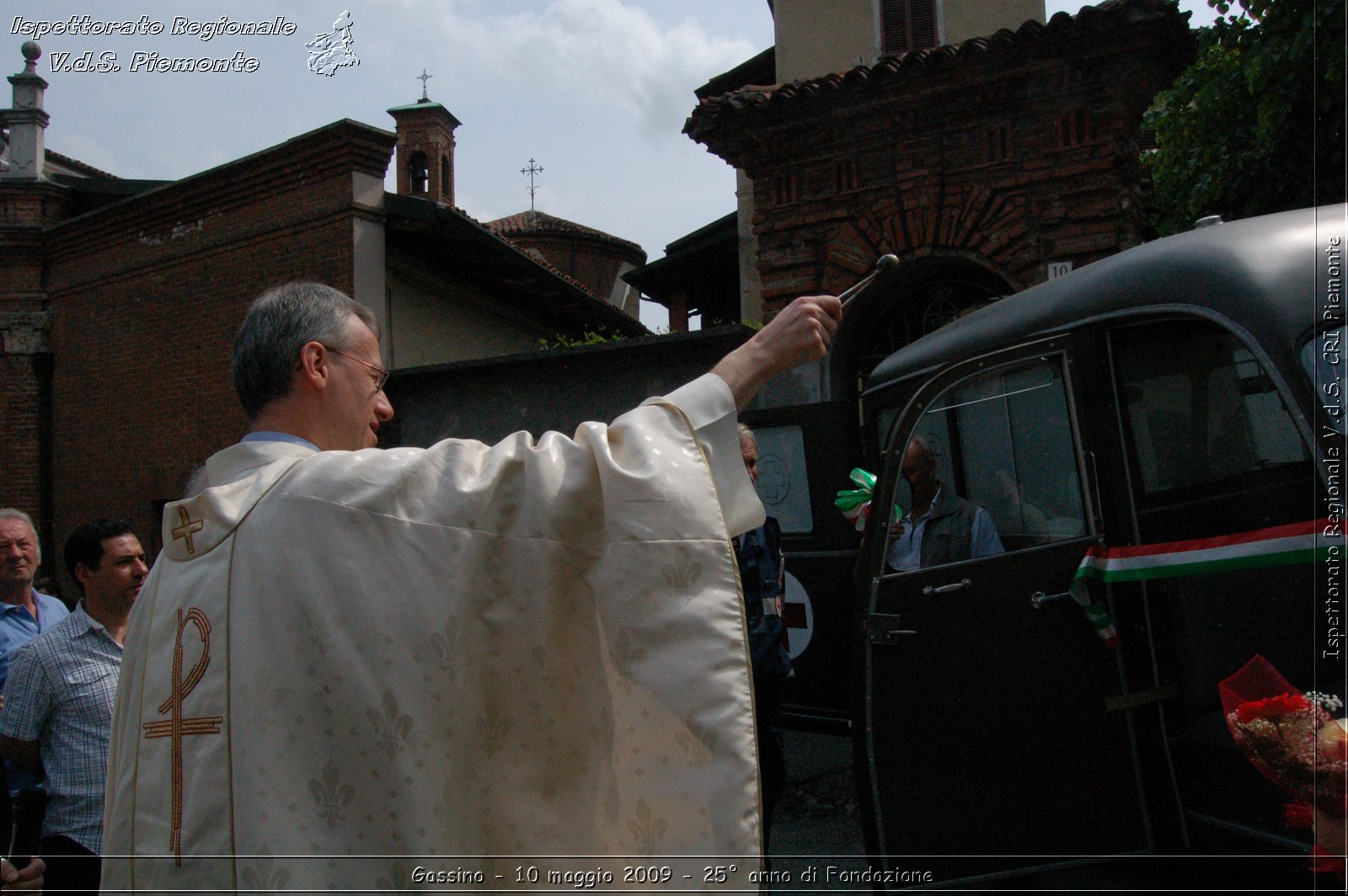 Gassino - 10 maggio 2009 - 25 anno di Fondazione -  Croce Rossa Italiana - Ispettorato Regionale Volontari del Soccorso Piemonte