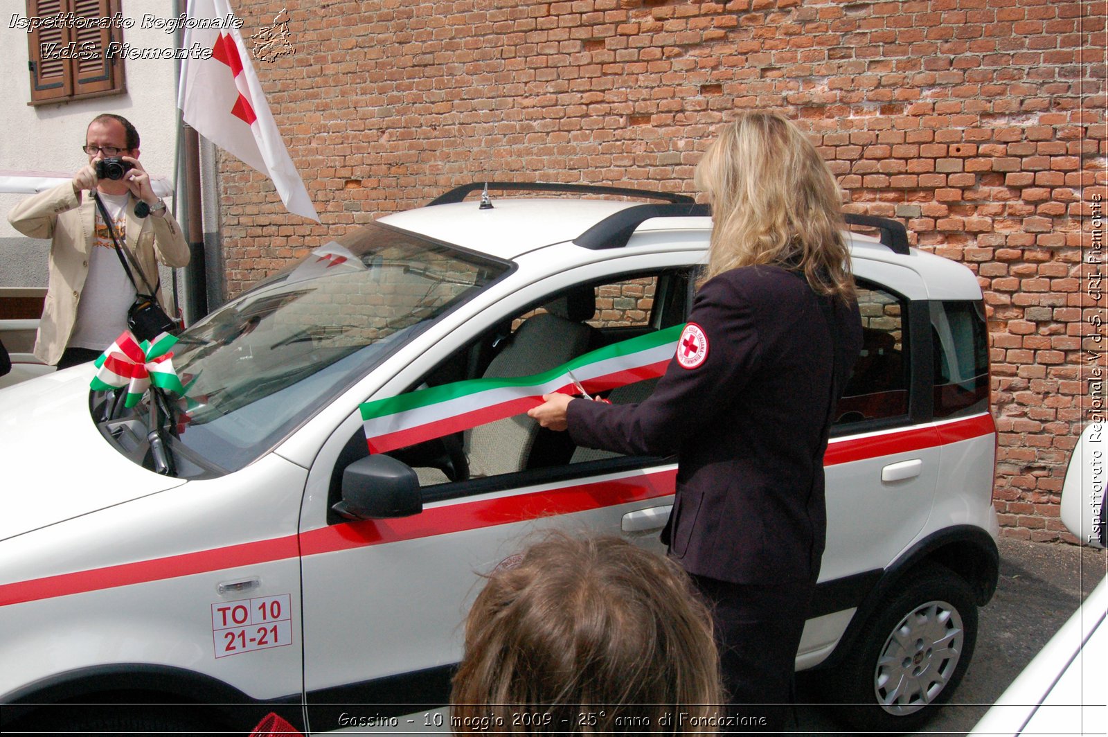 Gassino - 10 maggio 2009 - 25 anno di Fondazione -  Croce Rossa Italiana - Ispettorato Regionale Volontari del Soccorso Piemonte