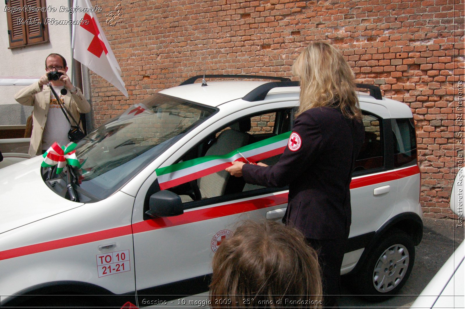 Gassino - 10 maggio 2009 - 25 anno di Fondazione -  Croce Rossa Italiana - Ispettorato Regionale Volontari del Soccorso Piemonte