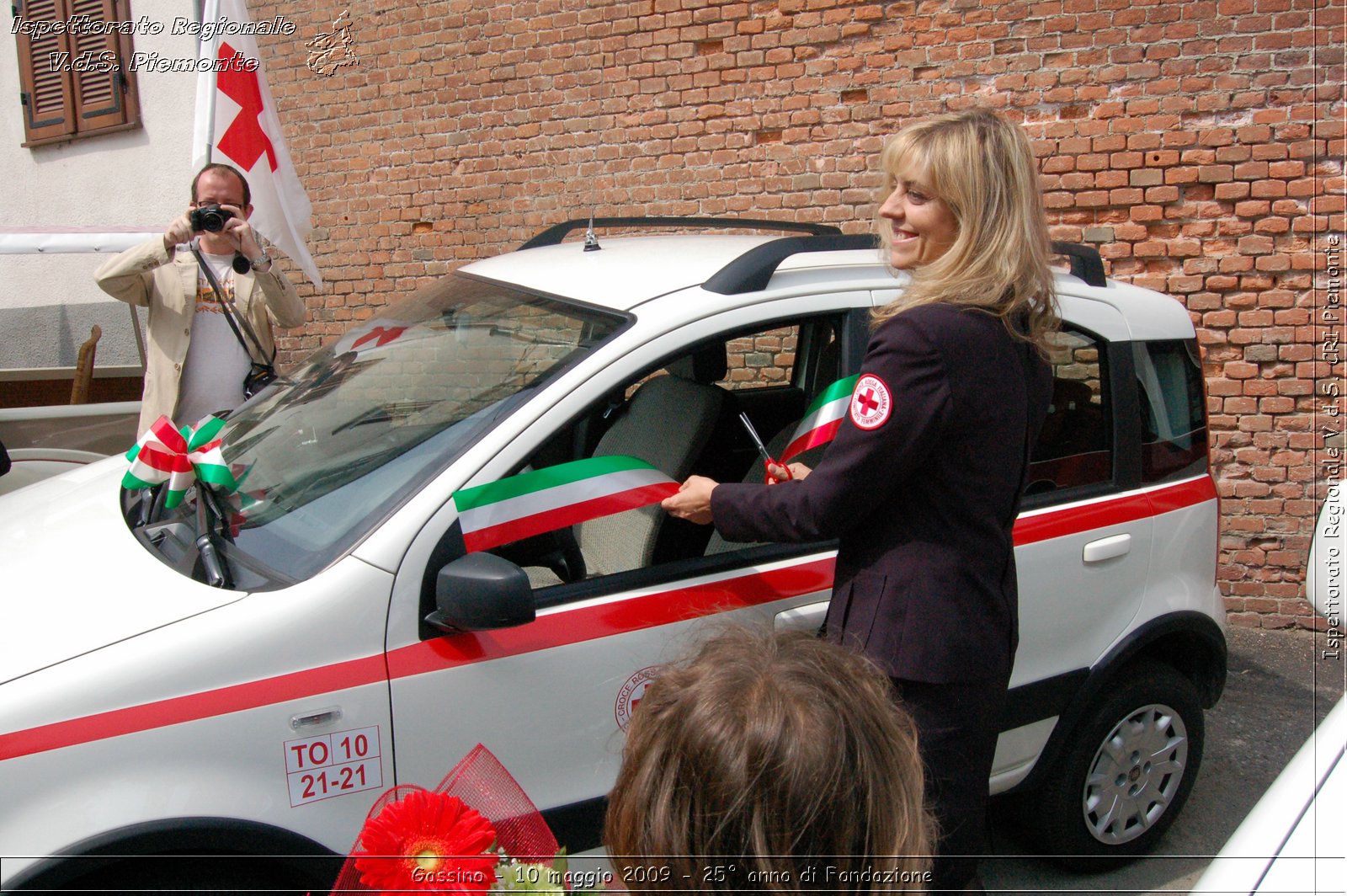 Gassino - 10 maggio 2009 - 25 anno di Fondazione -  Croce Rossa Italiana - Ispettorato Regionale Volontari del Soccorso Piemonte