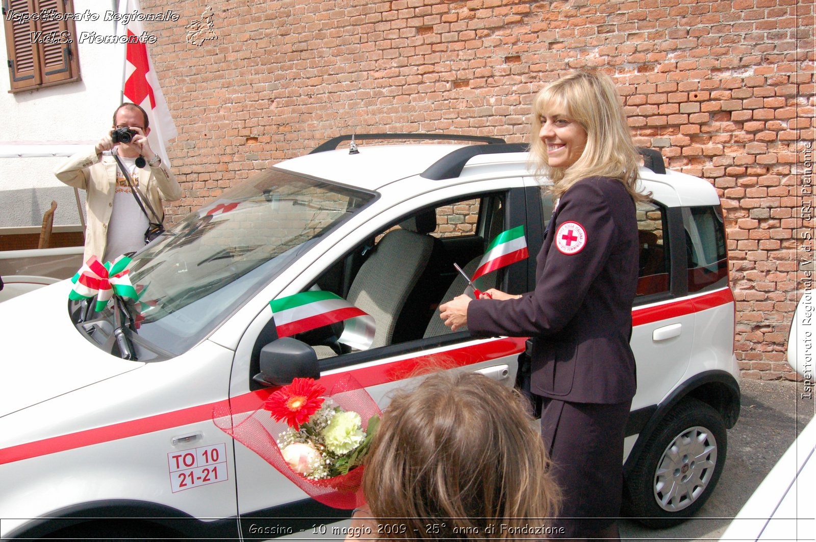 Gassino - 10 maggio 2009 - 25 anno di Fondazione -  Croce Rossa Italiana - Ispettorato Regionale Volontari del Soccorso Piemonte