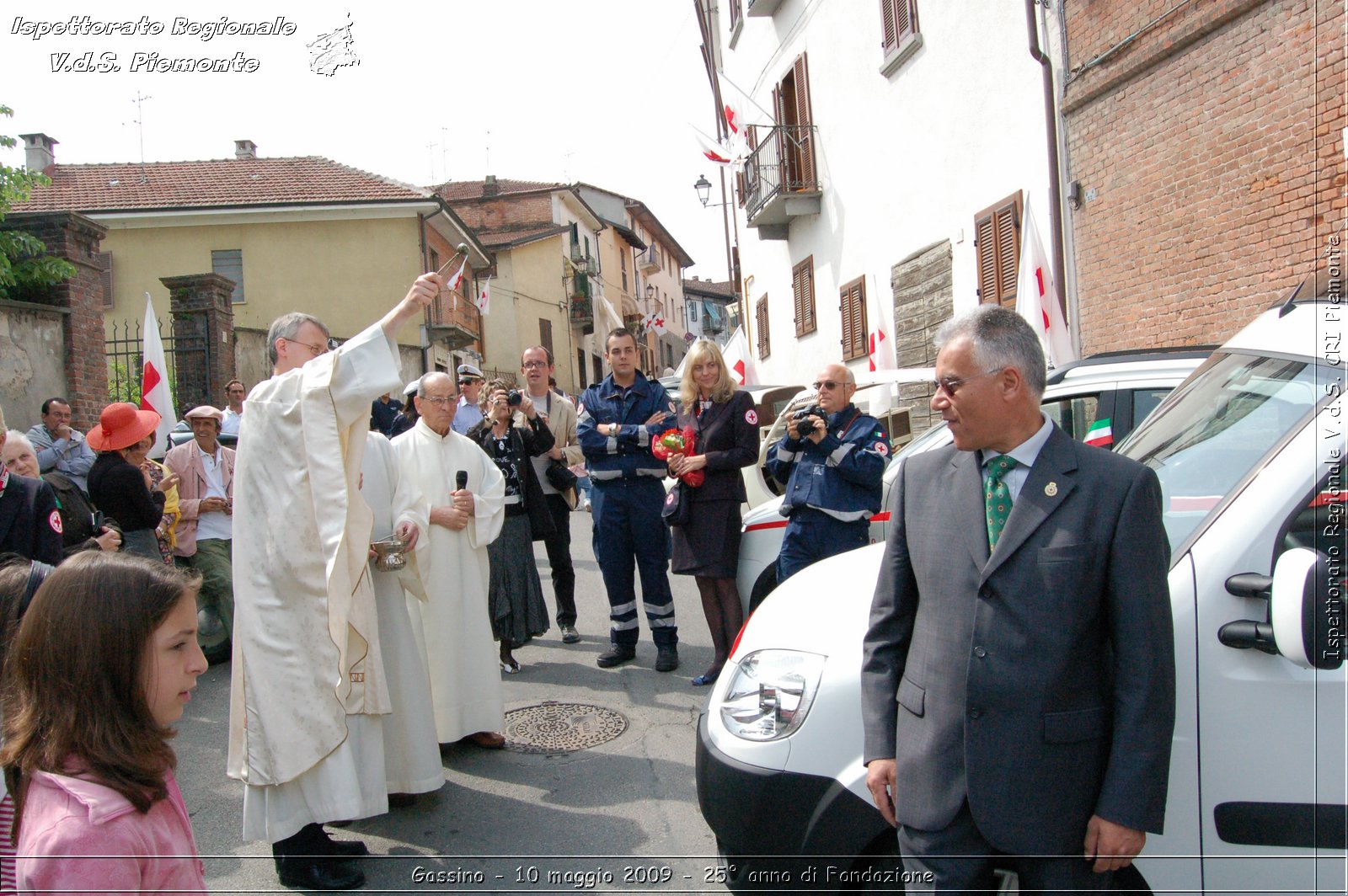 Gassino - 10 maggio 2009 - 25 anno di Fondazione -  Croce Rossa Italiana - Ispettorato Regionale Volontari del Soccorso Piemonte