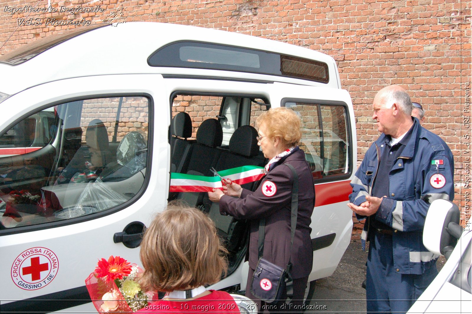 Gassino - 10 maggio 2009 - 25 anno di Fondazione -  Croce Rossa Italiana - Ispettorato Regionale Volontari del Soccorso Piemonte