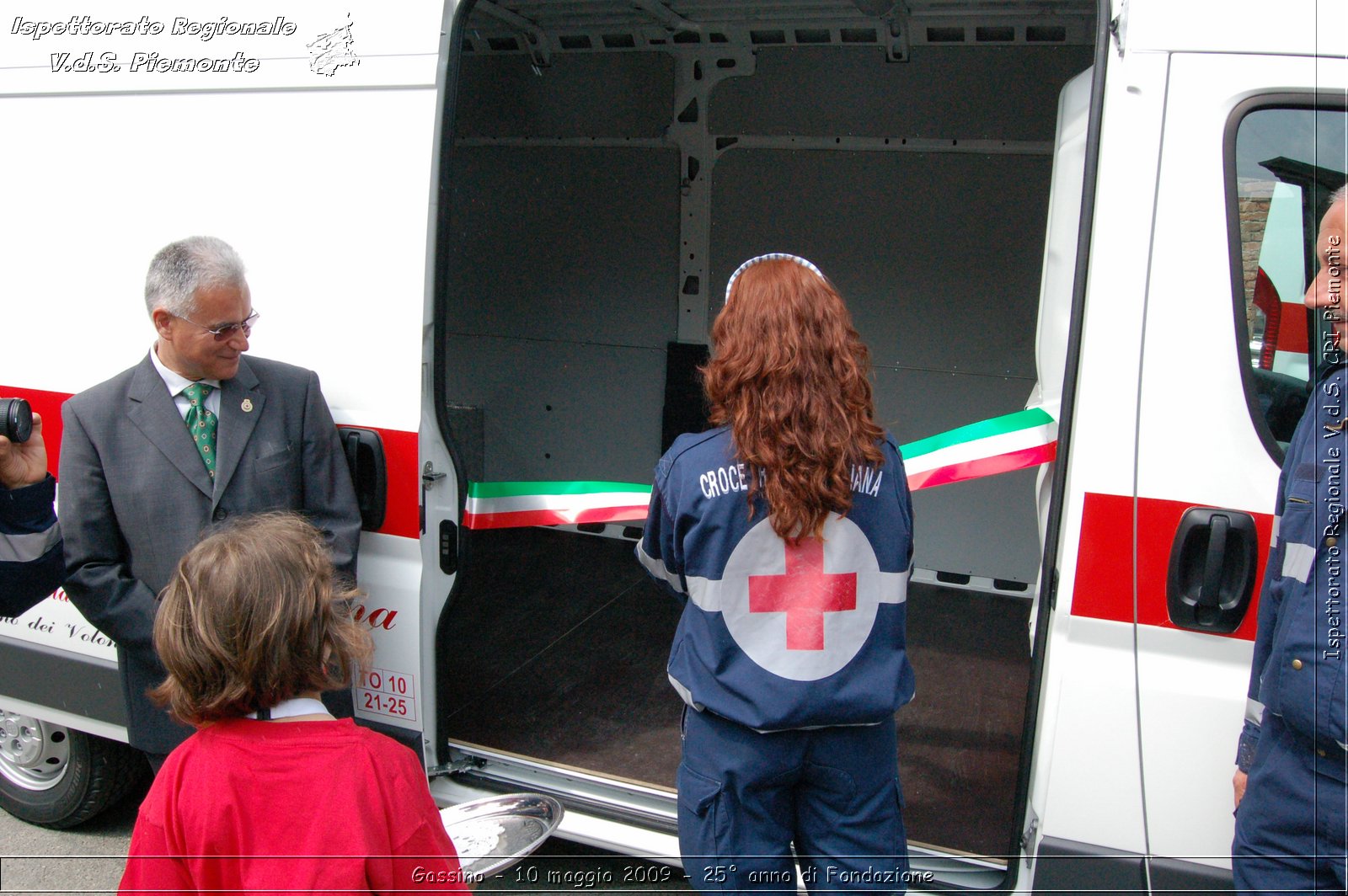 Gassino - 10 maggio 2009 - 25 anno di Fondazione -  Croce Rossa Italiana - Ispettorato Regionale Volontari del Soccorso Piemonte