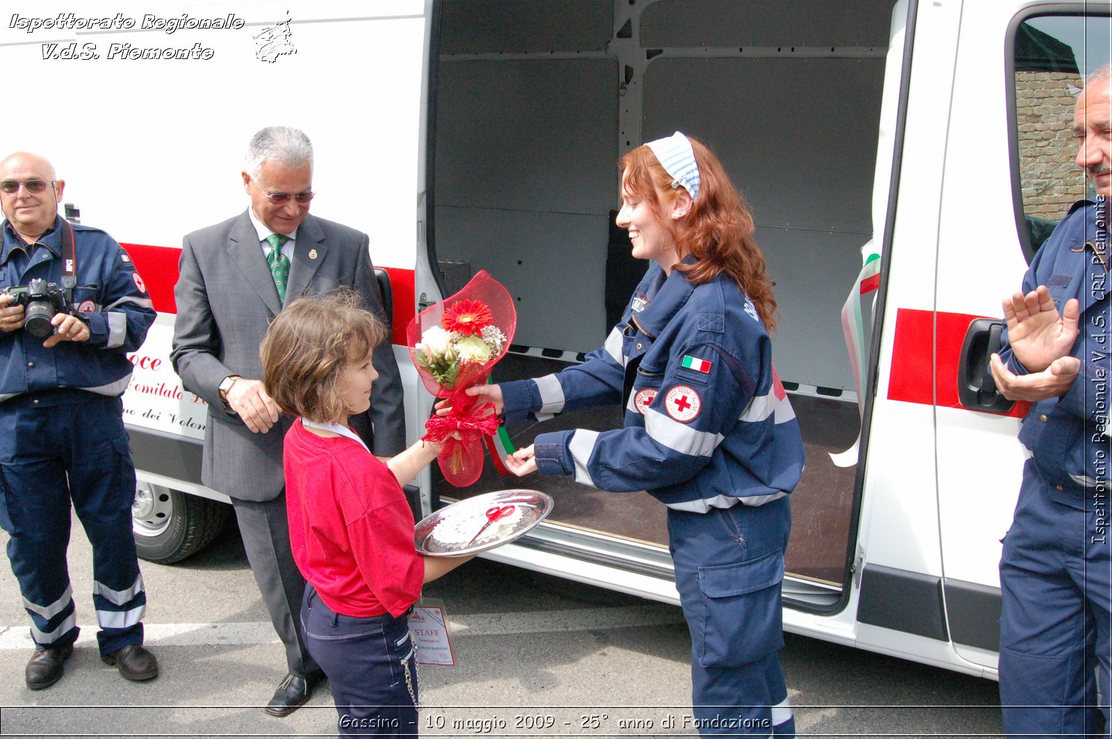 Gassino - 10 maggio 2009 - 25 anno di Fondazione -  Croce Rossa Italiana - Ispettorato Regionale Volontari del Soccorso Piemonte