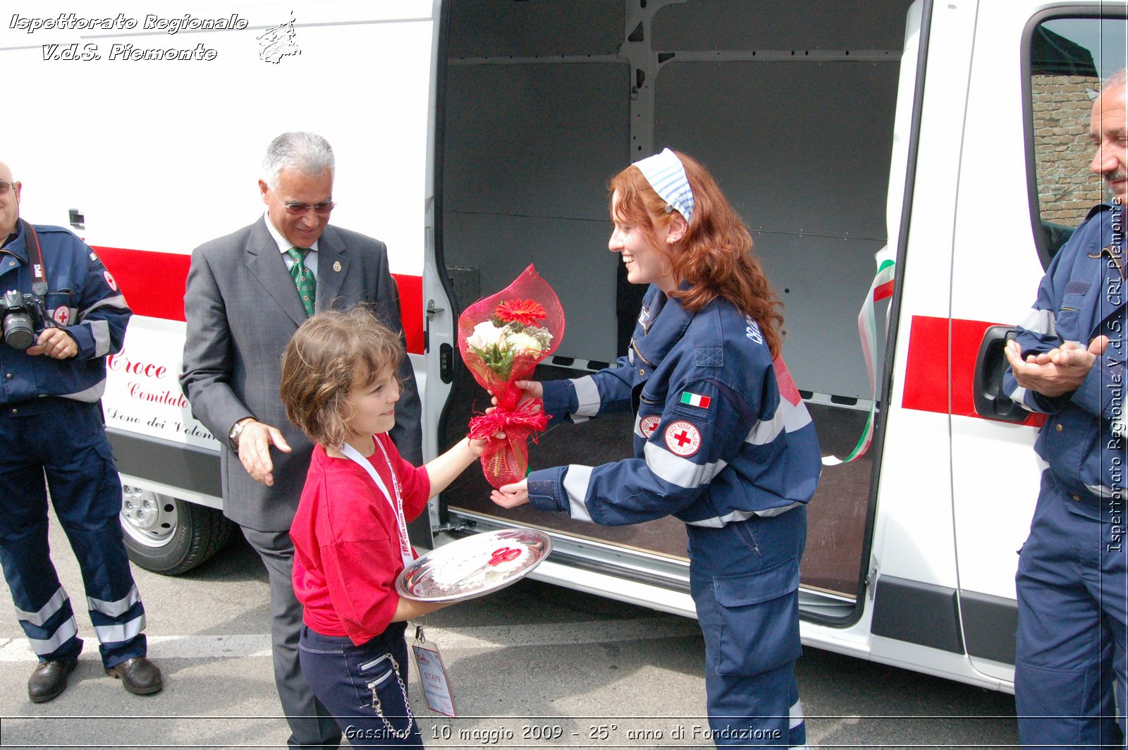 Gassino - 10 maggio 2009 - 25 anno di Fondazione -  Croce Rossa Italiana - Ispettorato Regionale Volontari del Soccorso Piemonte