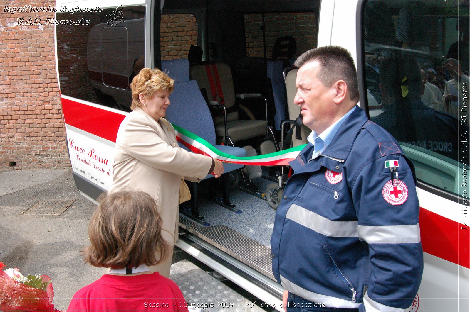 Gassino - 10 maggio 2009 - 25 anno di Fondazione -  Croce Rossa Italiana - Ispettorato Regionale Volontari del Soccorso Piemonte