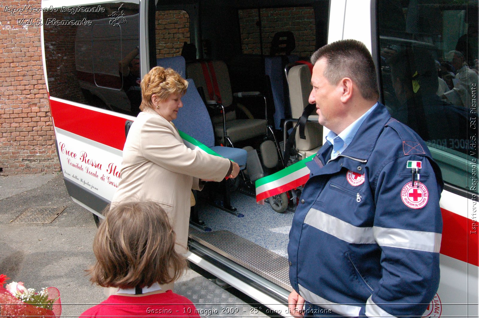 Gassino - 10 maggio 2009 - 25 anno di Fondazione -  Croce Rossa Italiana - Ispettorato Regionale Volontari del Soccorso Piemonte