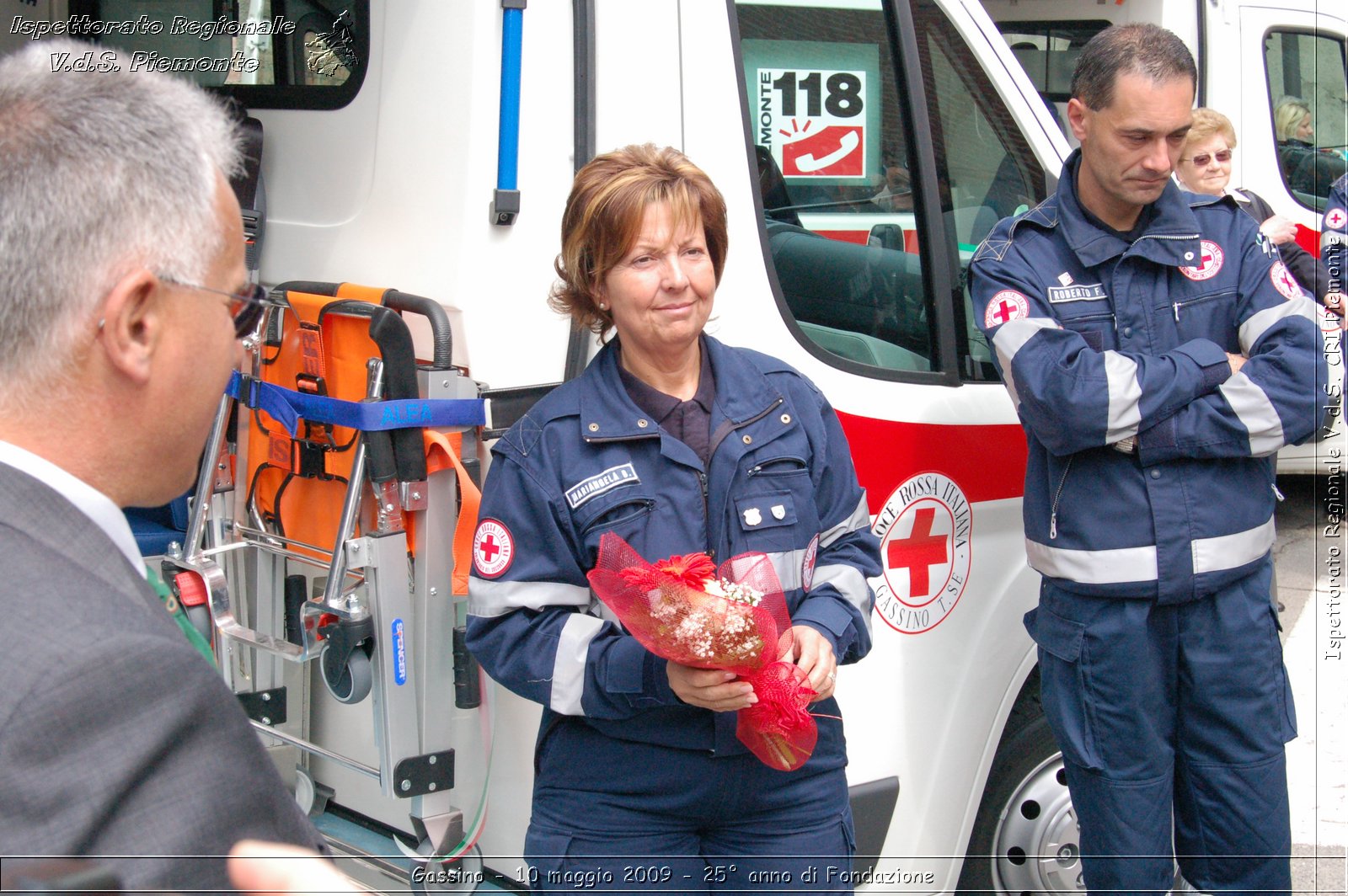 Gassino - 10 maggio 2009 - 25 anno di Fondazione -  Croce Rossa Italiana - Ispettorato Regionale Volontari del Soccorso Piemonte