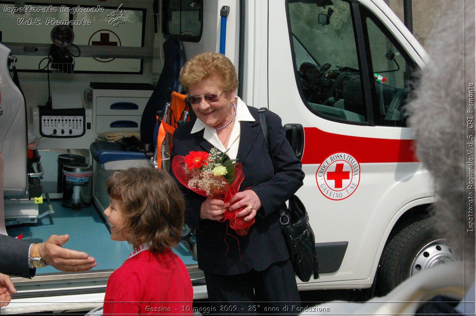 Gassino - 10 maggio 2009 - 25 anno di Fondazione -  Croce Rossa Italiana - Ispettorato Regionale Volontari del Soccorso Piemonte