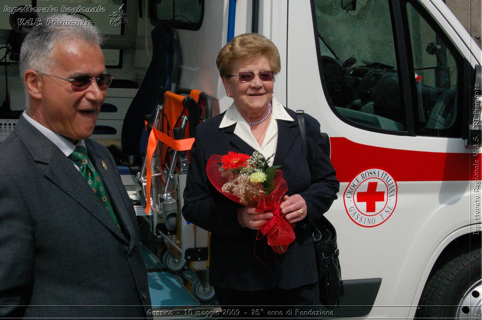 Gassino - 10 maggio 2009 - 25 anno di Fondazione -  Croce Rossa Italiana - Ispettorato Regionale Volontari del Soccorso Piemonte