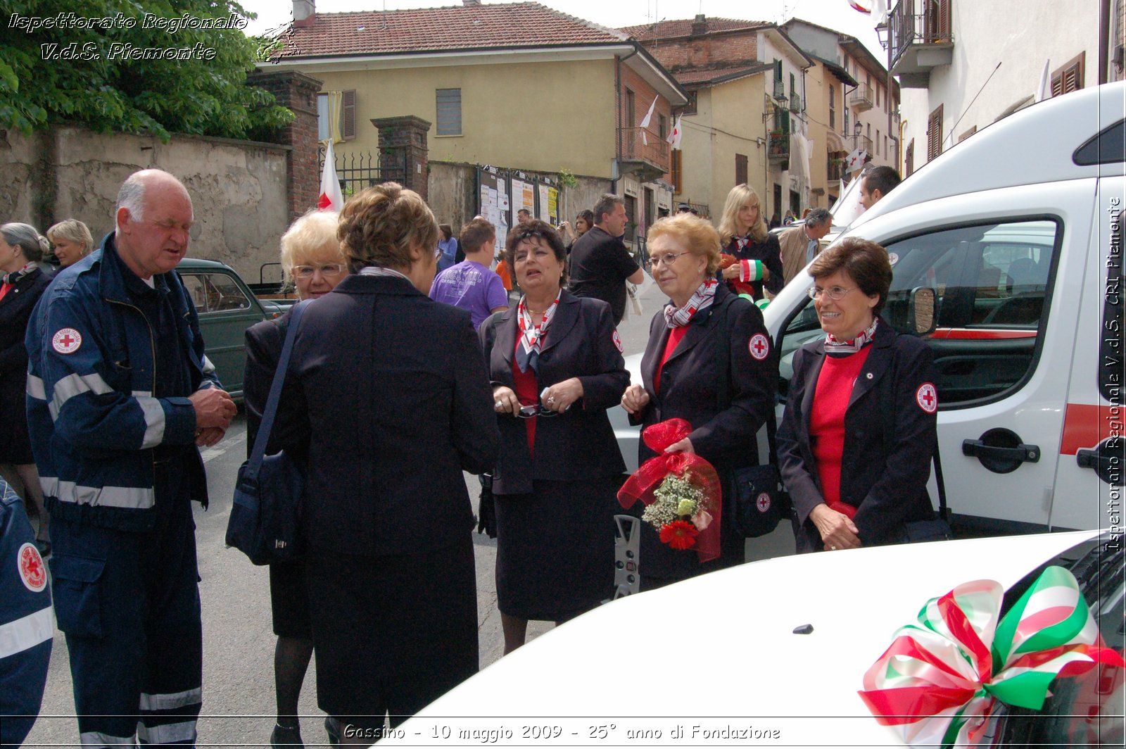 Gassino - 10 maggio 2009 - 25 anno di Fondazione -  Croce Rossa Italiana - Ispettorato Regionale Volontari del Soccorso Piemonte