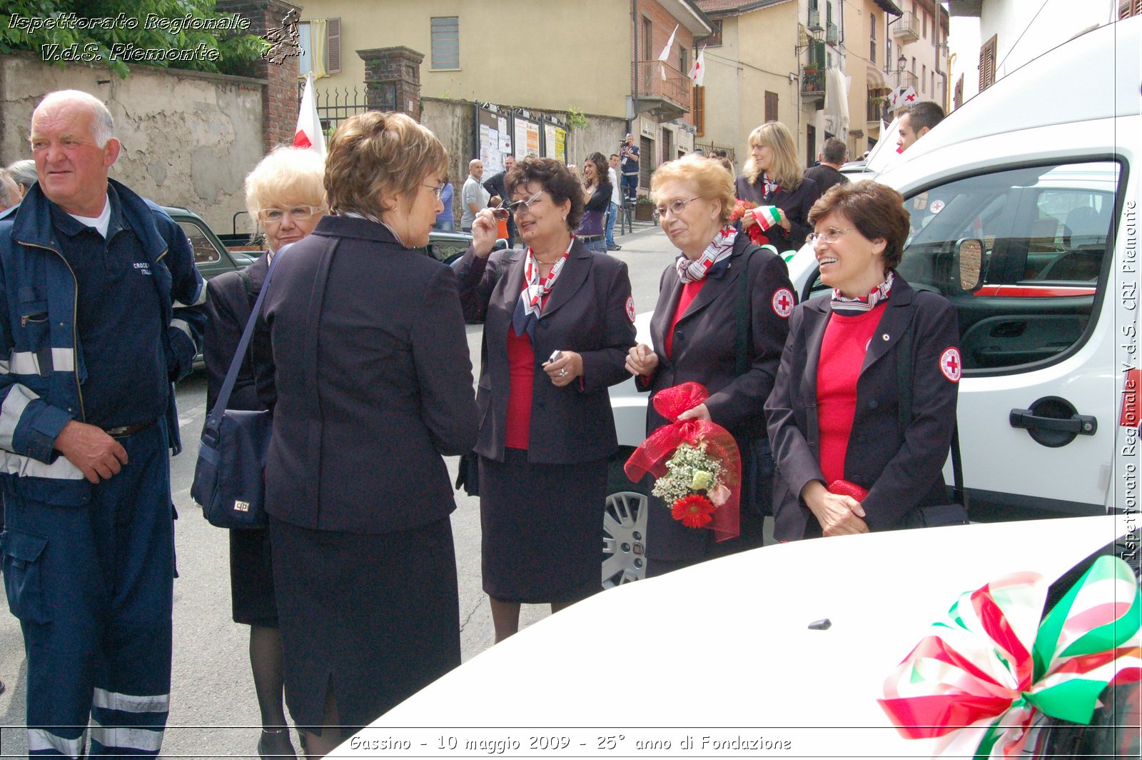 Gassino - 10 maggio 2009 - 25 anno di Fondazione -  Croce Rossa Italiana - Ispettorato Regionale Volontari del Soccorso Piemonte