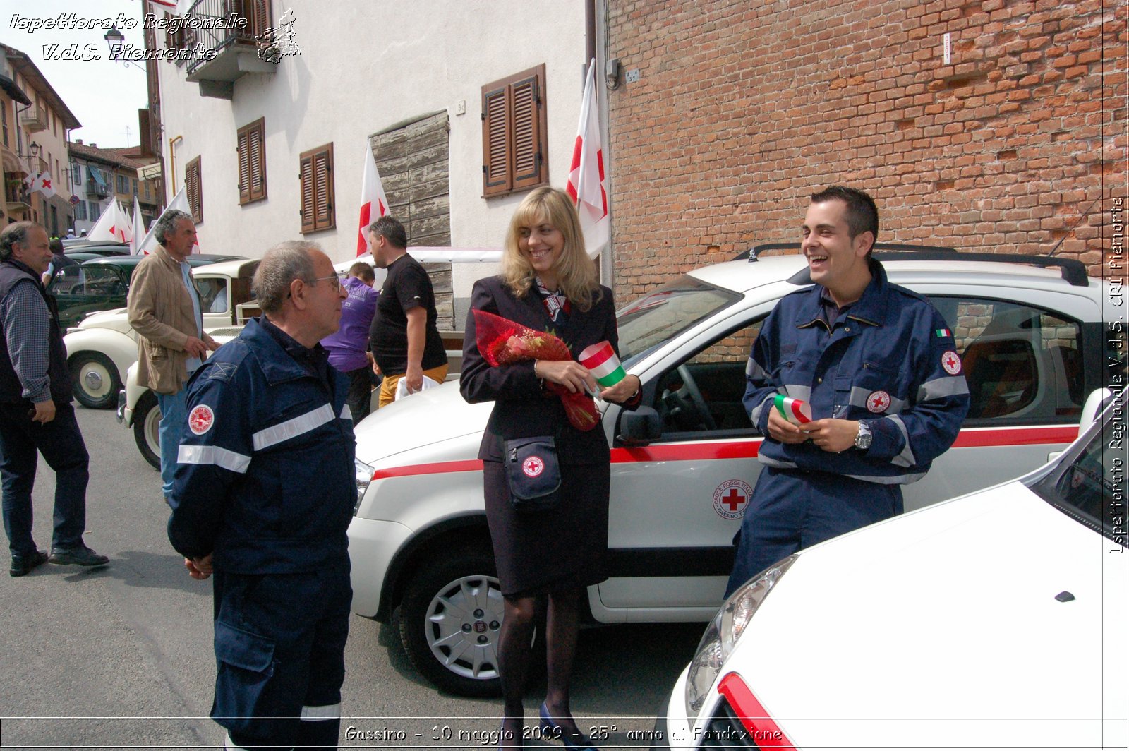 Gassino - 10 maggio 2009 - 25 anno di Fondazione -  Croce Rossa Italiana - Ispettorato Regionale Volontari del Soccorso Piemonte