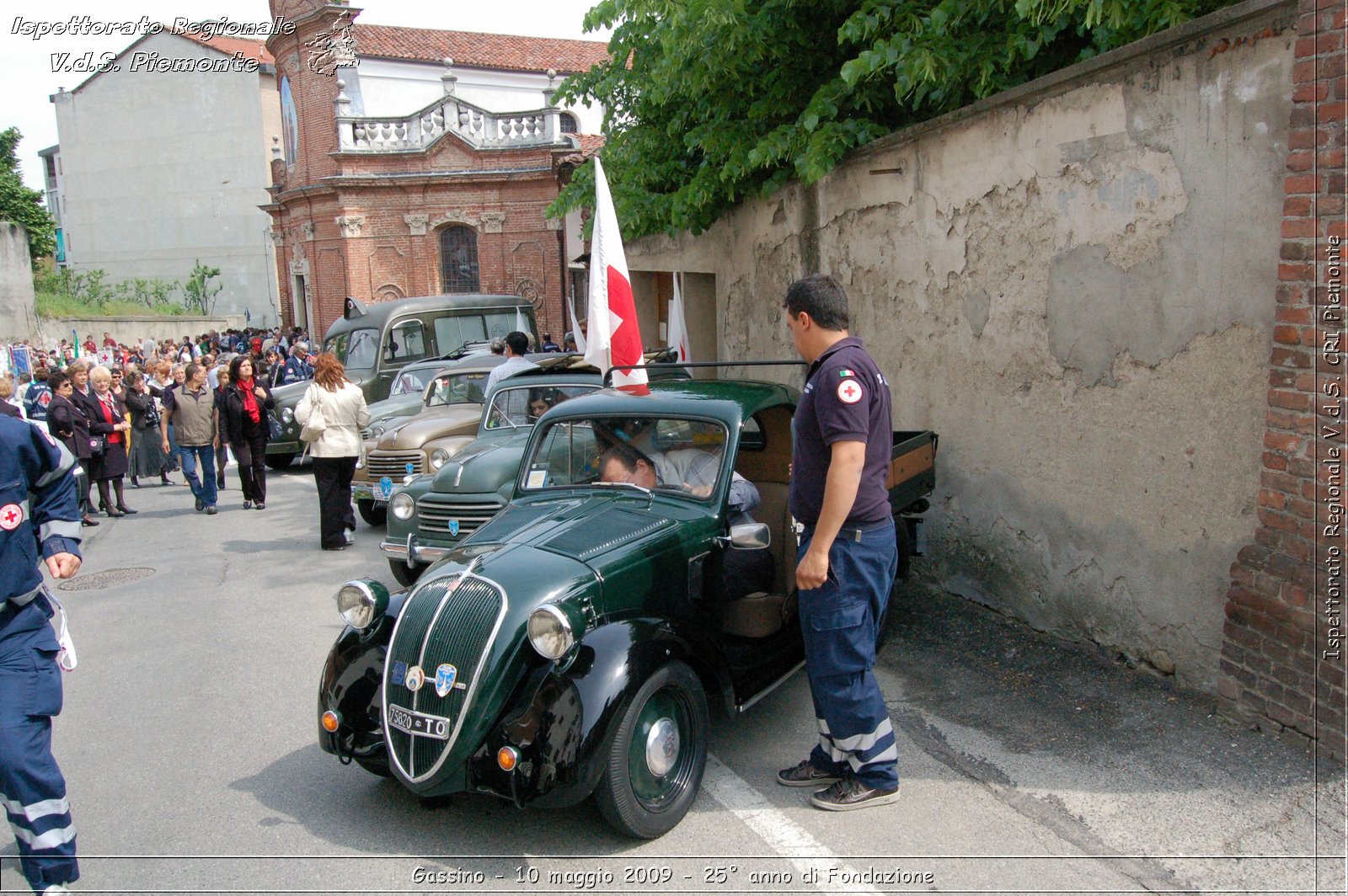 Gassino - 10 maggio 2009 - 25 anno di Fondazione -  Croce Rossa Italiana - Ispettorato Regionale Volontari del Soccorso Piemonte