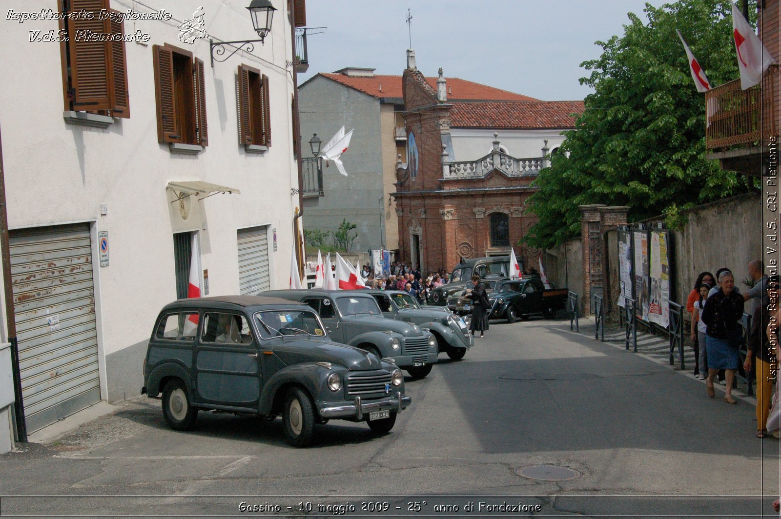 Gassino - 10 maggio 2009 - 25 anno di Fondazione -  Croce Rossa Italiana - Ispettorato Regionale Volontari del Soccorso Piemonte