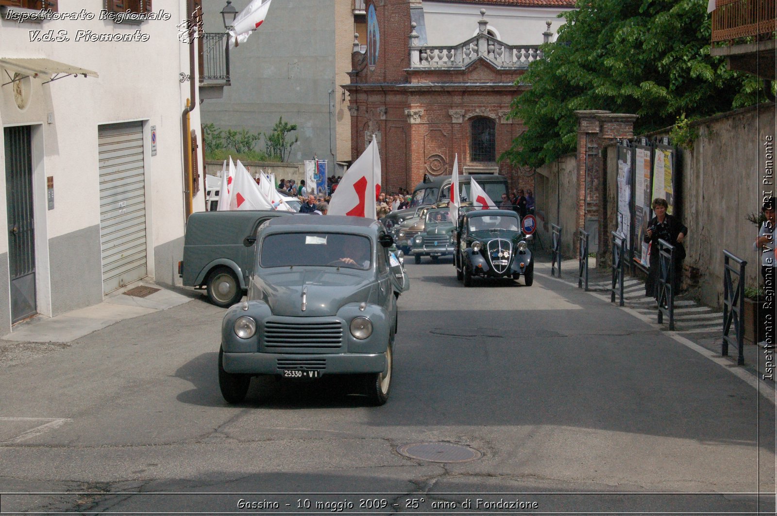 Gassino - 10 maggio 2009 - 25 anno di Fondazione -  Croce Rossa Italiana - Ispettorato Regionale Volontari del Soccorso Piemonte