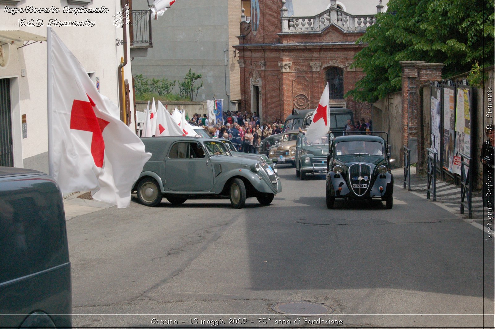 Gassino - 10 maggio 2009 - 25 anno di Fondazione -  Croce Rossa Italiana - Ispettorato Regionale Volontari del Soccorso Piemonte