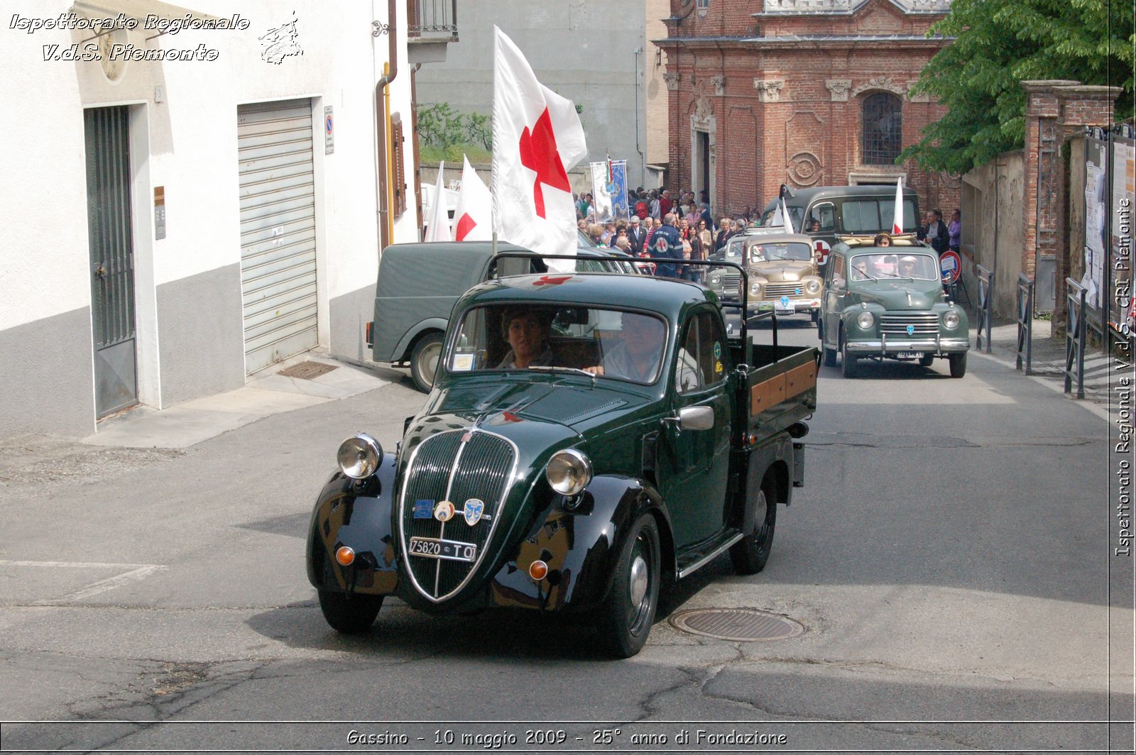 Gassino - 10 maggio 2009 - 25 anno di Fondazione -  Croce Rossa Italiana - Ispettorato Regionale Volontari del Soccorso Piemonte