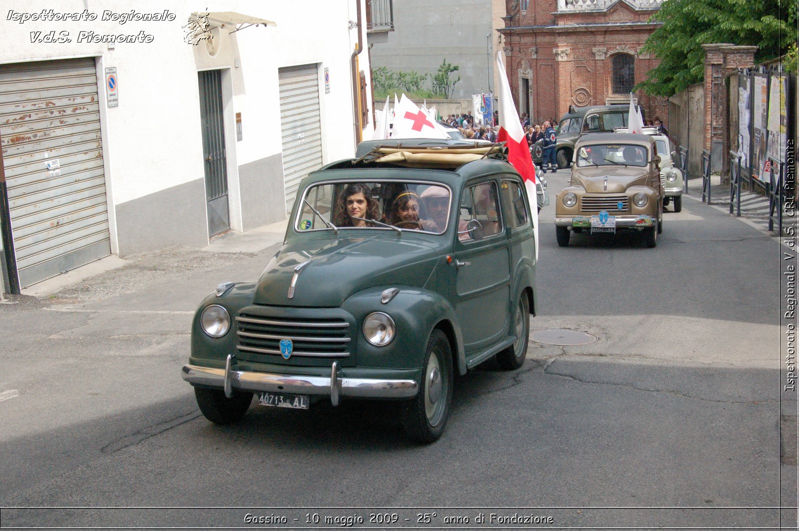 Gassino - 10 maggio 2009 - 25 anno di Fondazione -  Croce Rossa Italiana - Ispettorato Regionale Volontari del Soccorso Piemonte