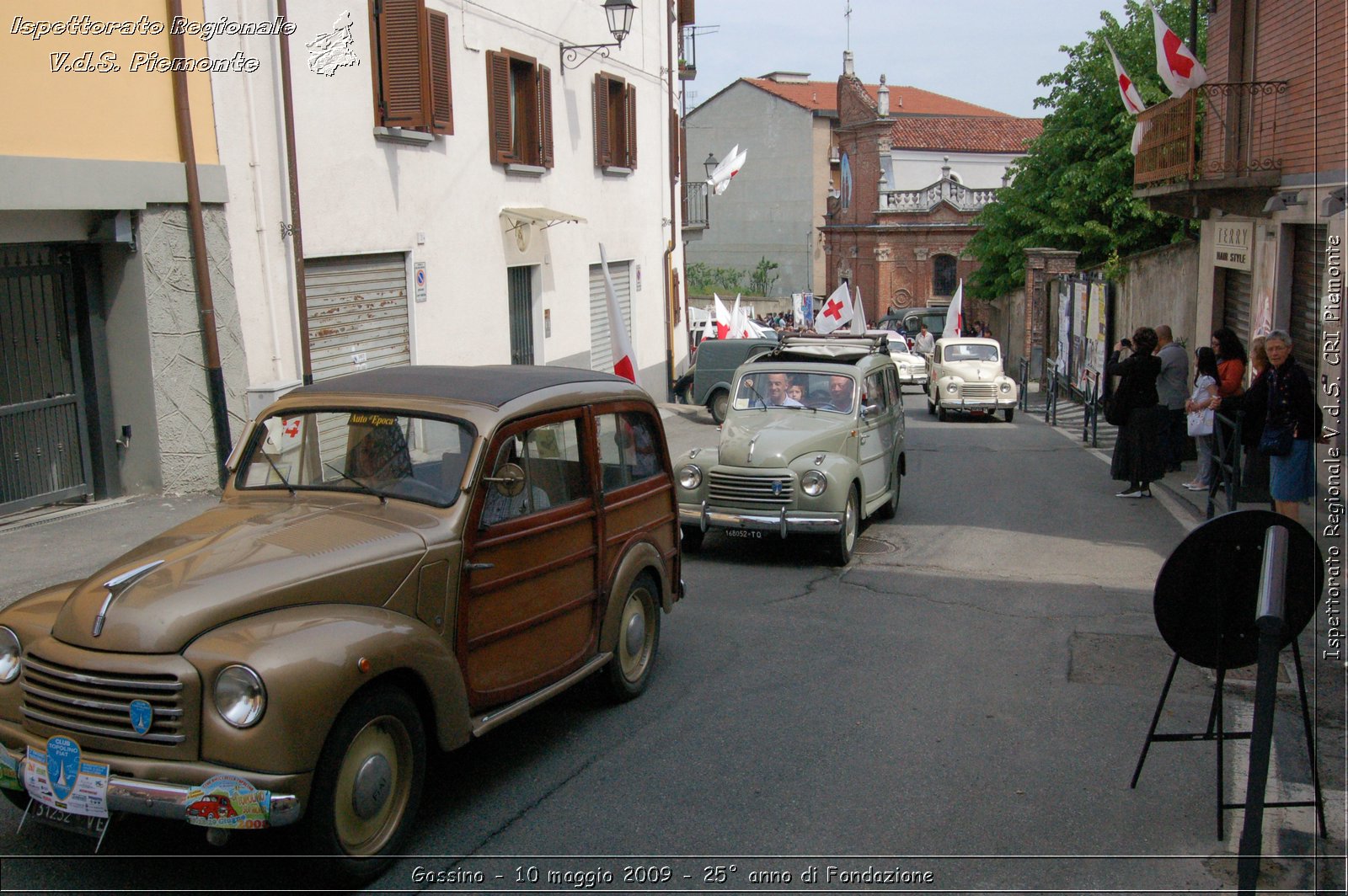 Gassino - 10 maggio 2009 - 25 anno di Fondazione -  Croce Rossa Italiana - Ispettorato Regionale Volontari del Soccorso Piemonte