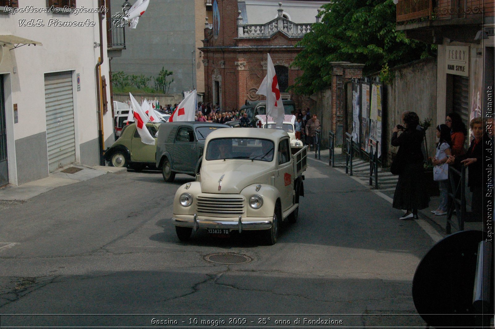 Gassino - 10 maggio 2009 - 25 anno di Fondazione -  Croce Rossa Italiana - Ispettorato Regionale Volontari del Soccorso Piemonte