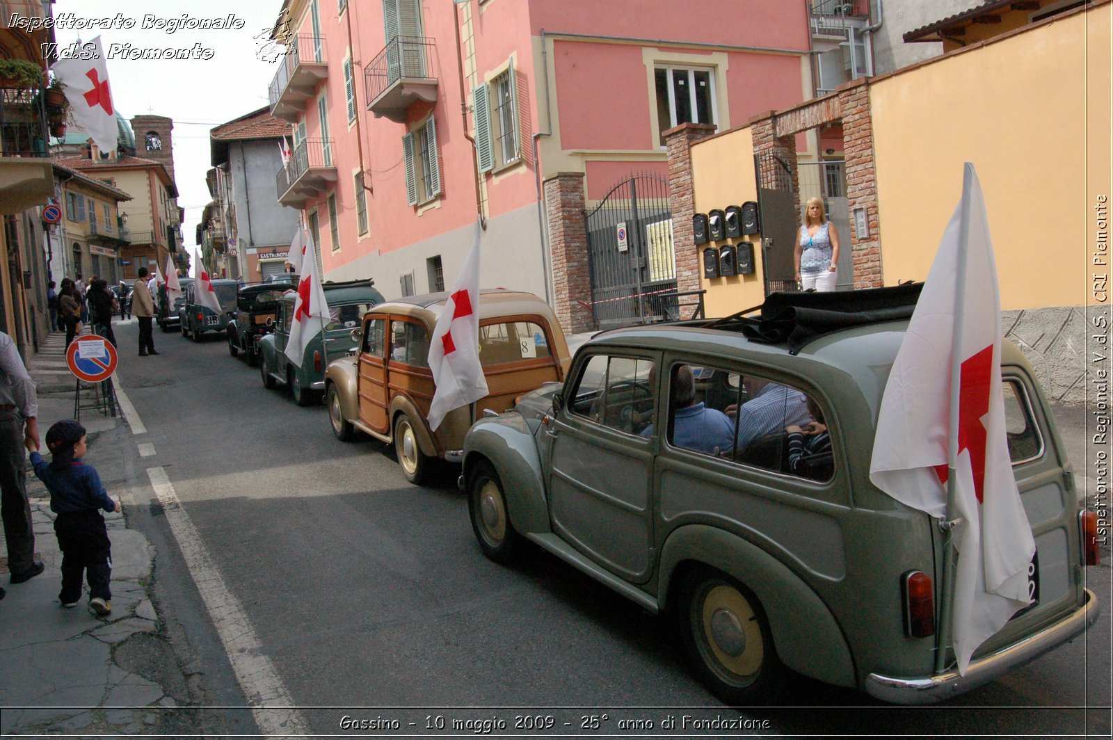 Gassino - 10 maggio 2009 - 25 anno di Fondazione -  Croce Rossa Italiana - Ispettorato Regionale Volontari del Soccorso Piemonte