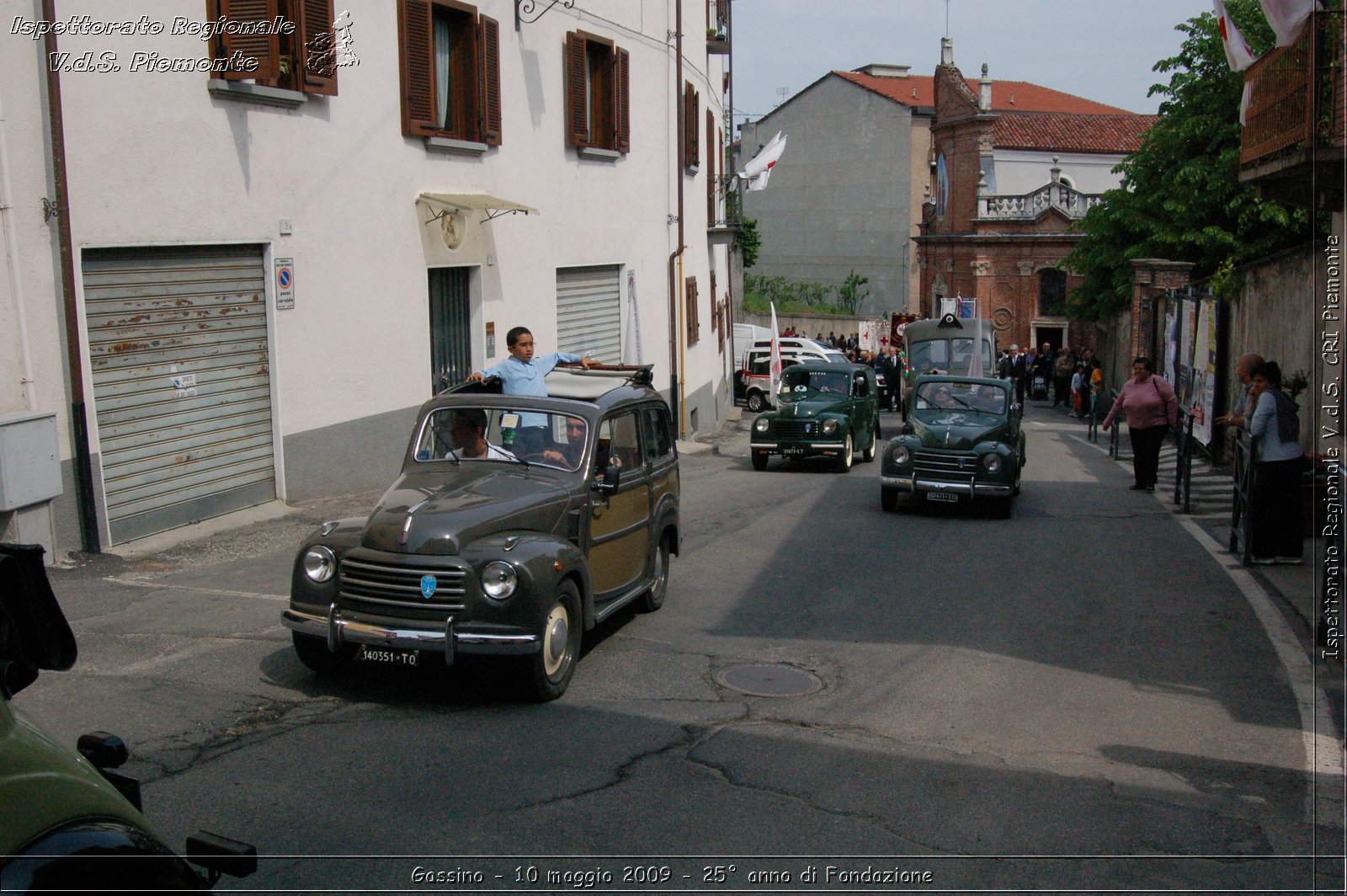 Gassino - 10 maggio 2009 - 25 anno di Fondazione -  Croce Rossa Italiana - Ispettorato Regionale Volontari del Soccorso Piemonte