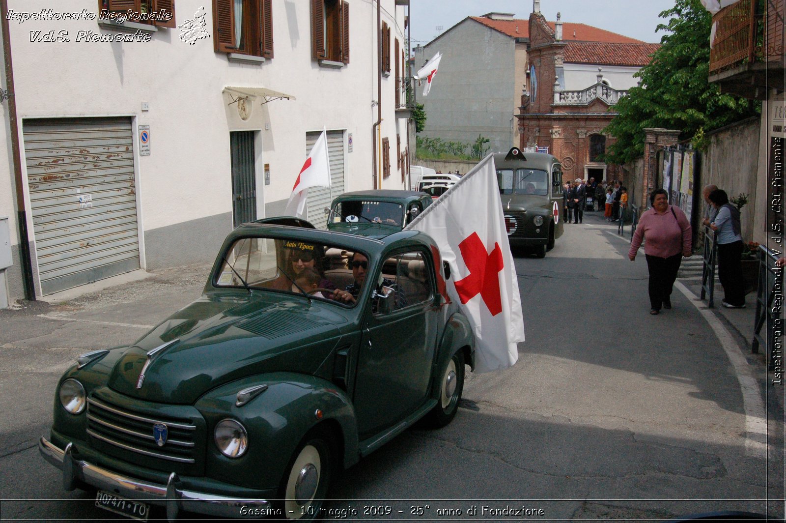 Gassino - 10 maggio 2009 - 25 anno di Fondazione -  Croce Rossa Italiana - Ispettorato Regionale Volontari del Soccorso Piemonte