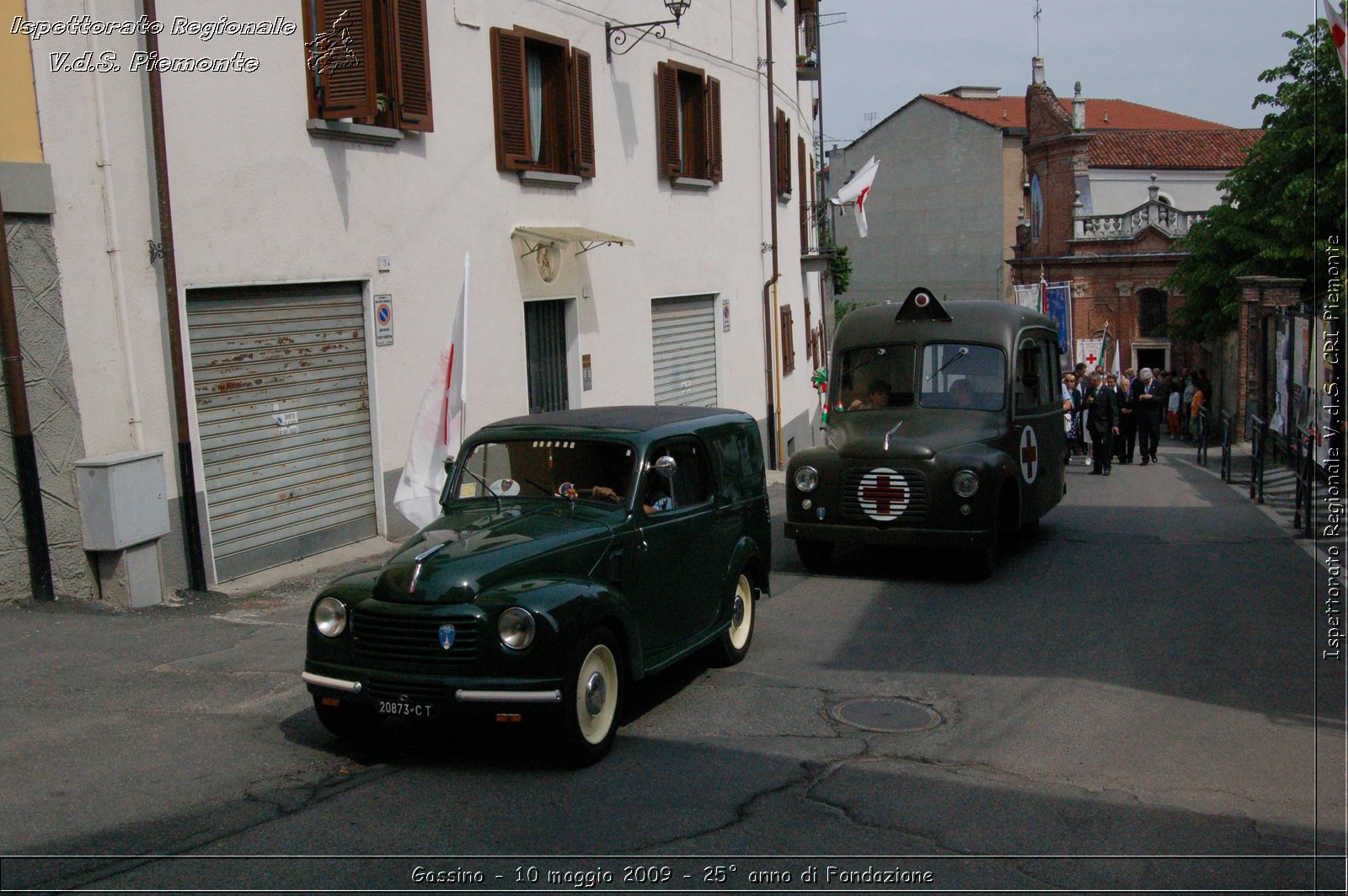 Gassino - 10 maggio 2009 - 25 anno di Fondazione -  Croce Rossa Italiana - Ispettorato Regionale Volontari del Soccorso Piemonte