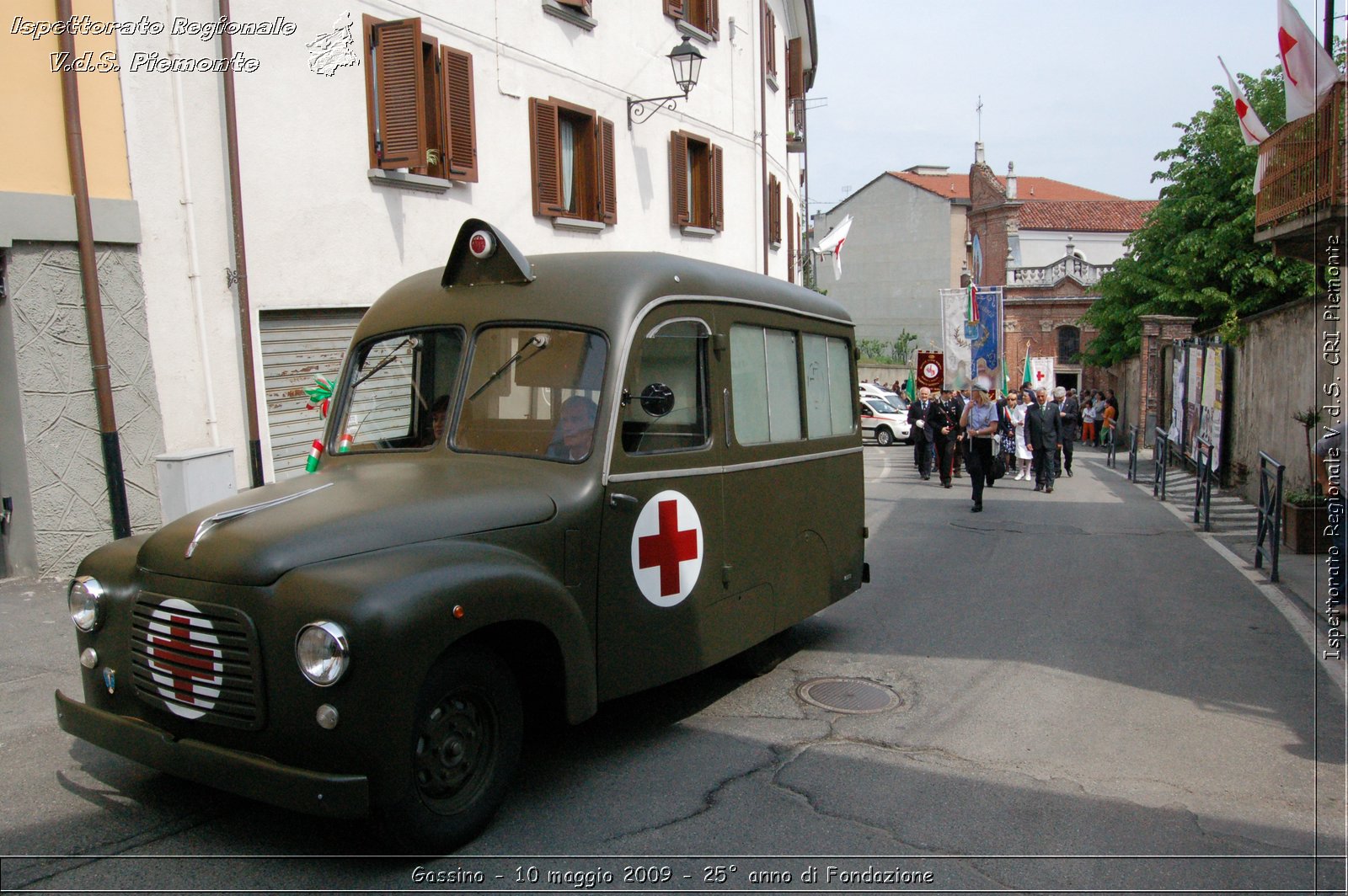 Gassino - 10 maggio 2009 - 25 anno di Fondazione -  Croce Rossa Italiana - Ispettorato Regionale Volontari del Soccorso Piemonte