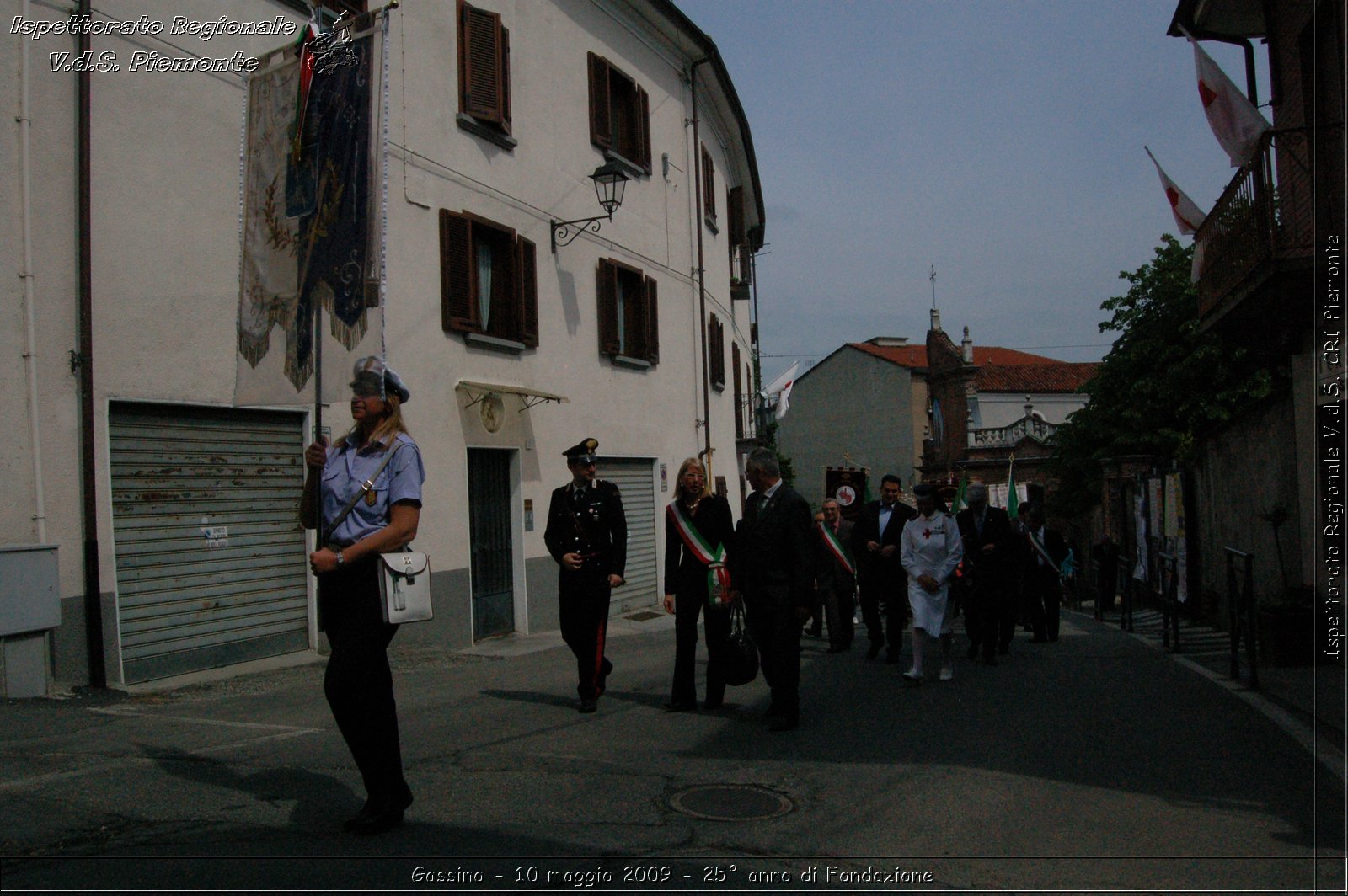 Gassino - 10 maggio 2009 - 25 anno di Fondazione -  Croce Rossa Italiana - Ispettorato Regionale Volontari del Soccorso Piemonte