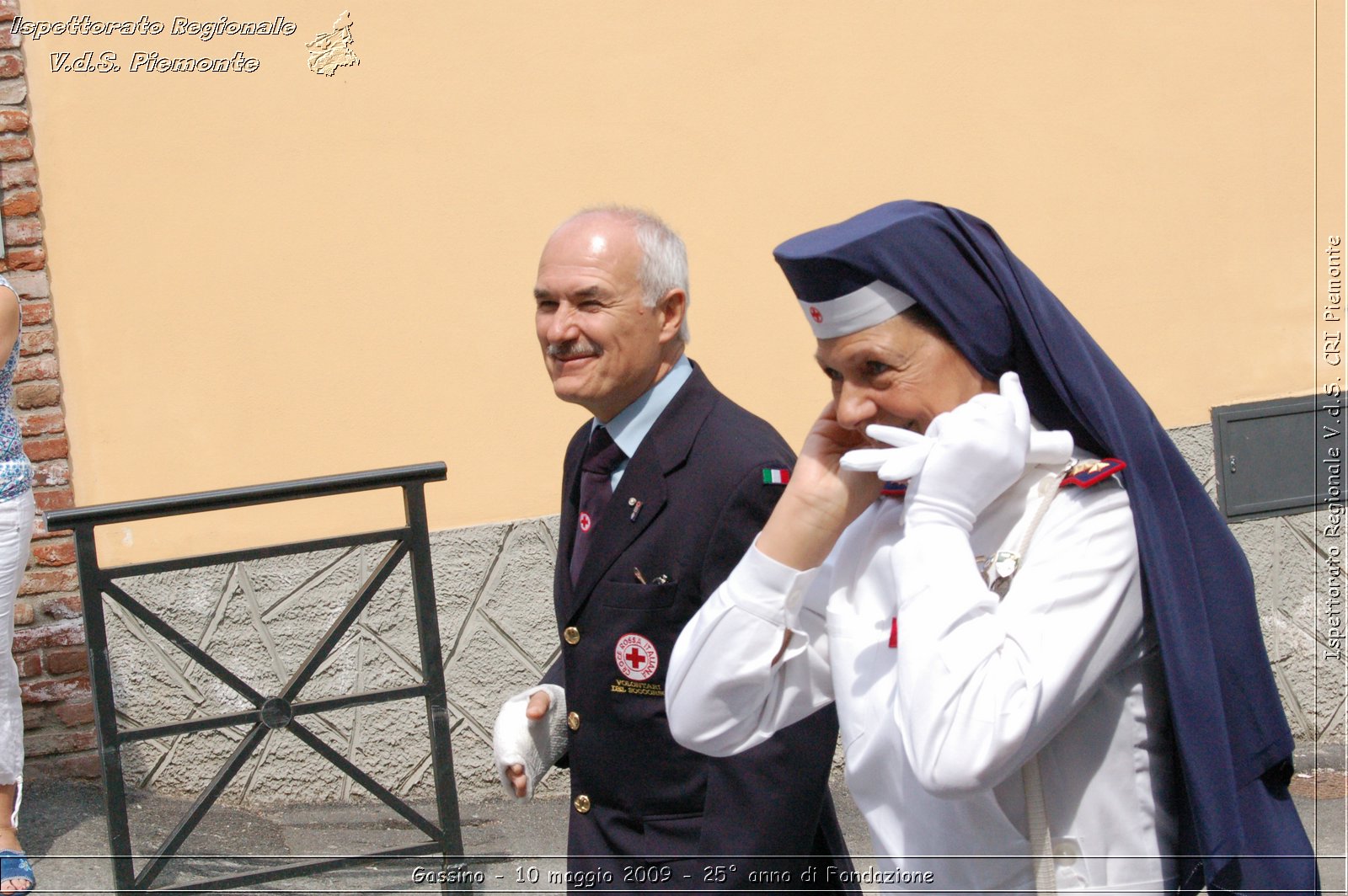 Gassino - 10 maggio 2009 - 25 anno di Fondazione -  Croce Rossa Italiana - Ispettorato Regionale Volontari del Soccorso Piemonte