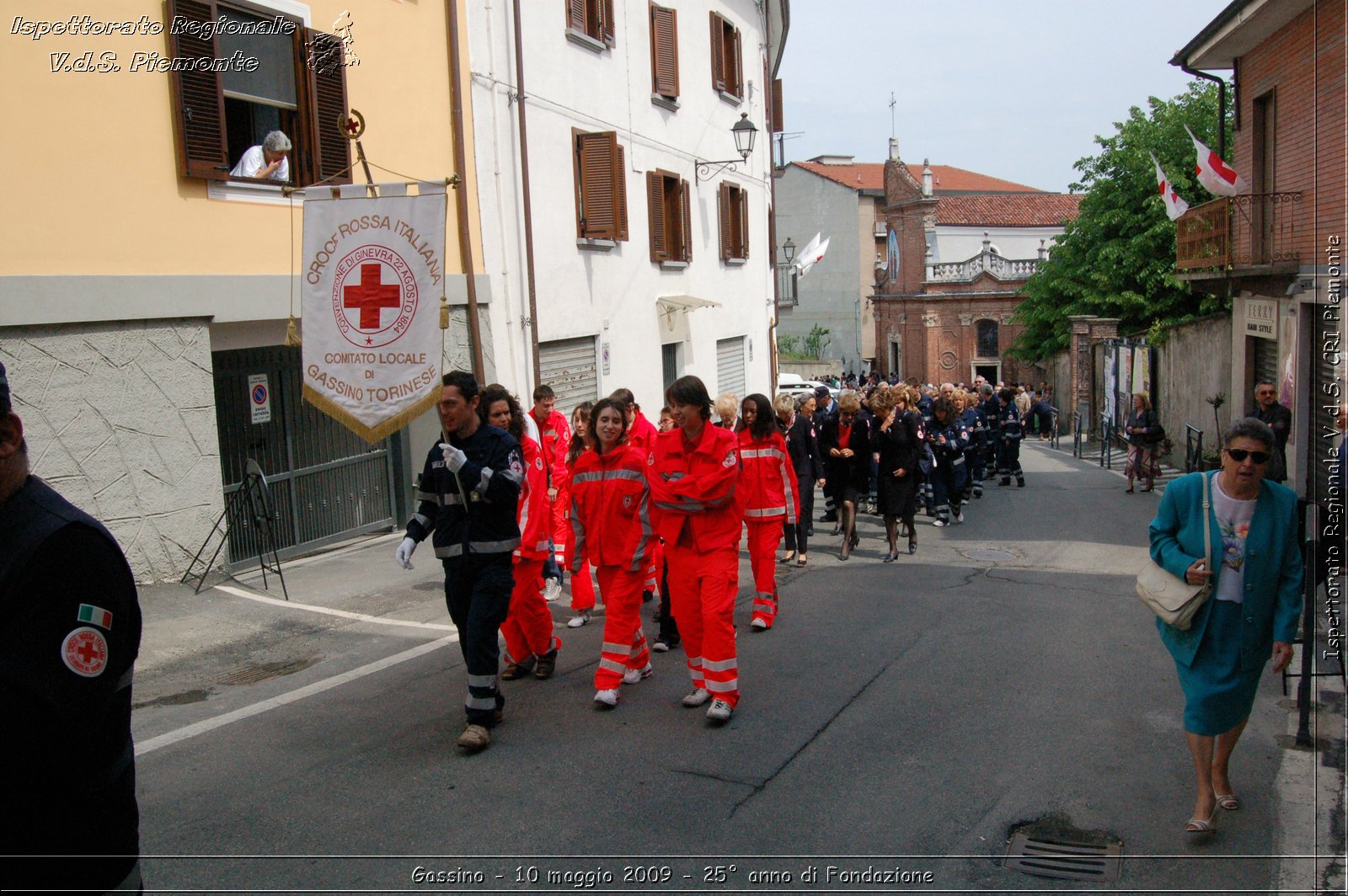 Gassino - 10 maggio 2009 - 25 anno di Fondazione -  Croce Rossa Italiana - Ispettorato Regionale Volontari del Soccorso Piemonte