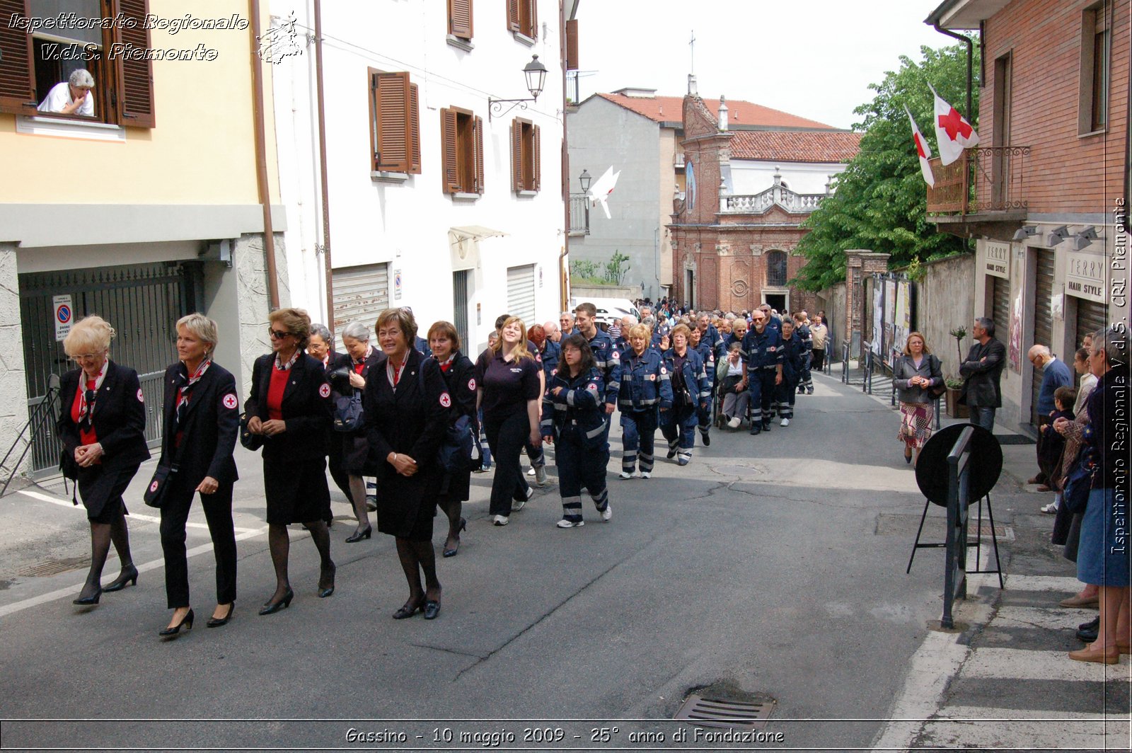 Gassino - 10 maggio 2009 - 25 anno di Fondazione -  Croce Rossa Italiana - Ispettorato Regionale Volontari del Soccorso Piemonte