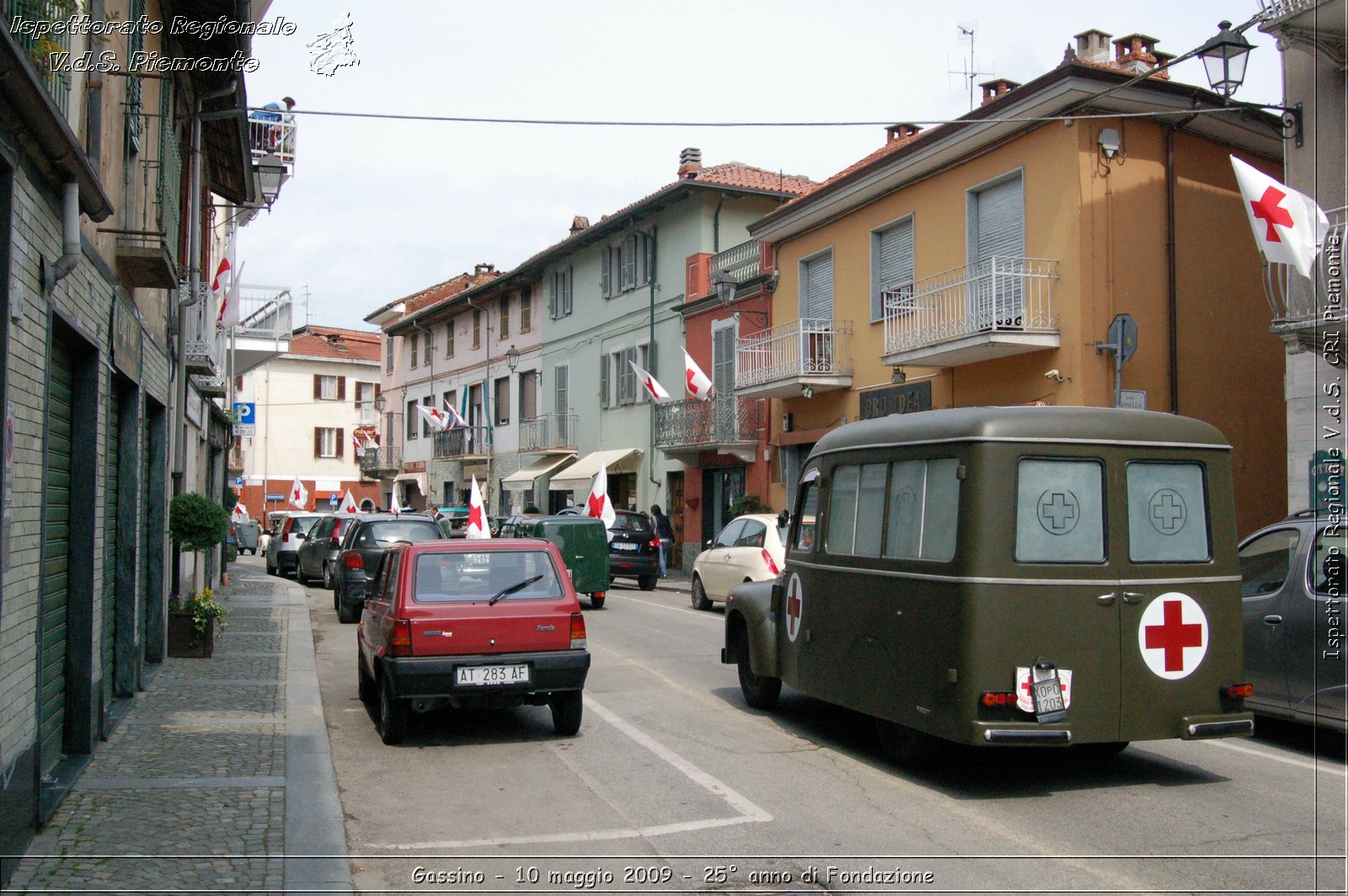 Gassino - 10 maggio 2009 - 25 anno di Fondazione -  Croce Rossa Italiana - Ispettorato Regionale Volontari del Soccorso Piemonte