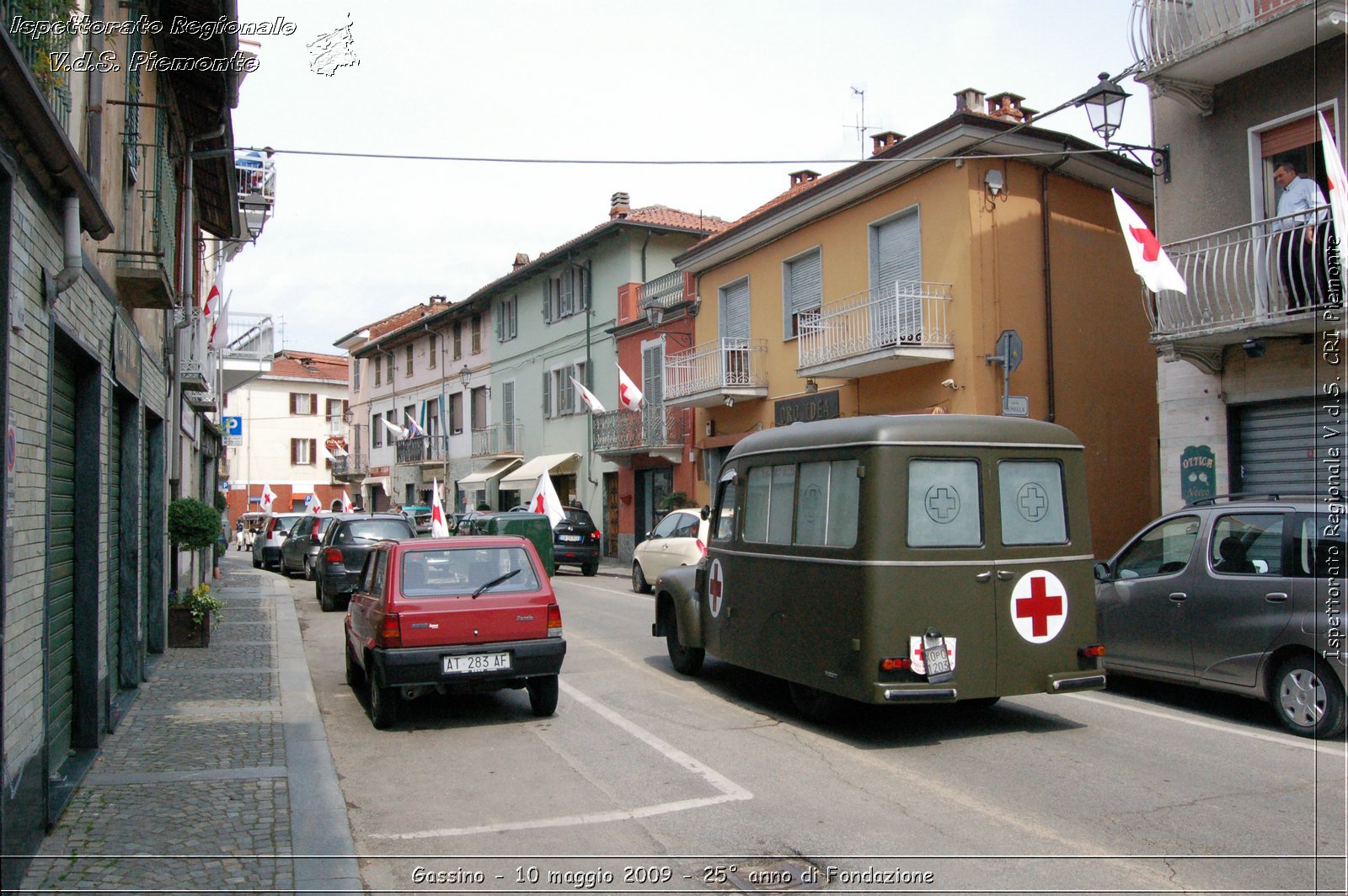 Gassino - 10 maggio 2009 - 25 anno di Fondazione -  Croce Rossa Italiana - Ispettorato Regionale Volontari del Soccorso Piemonte