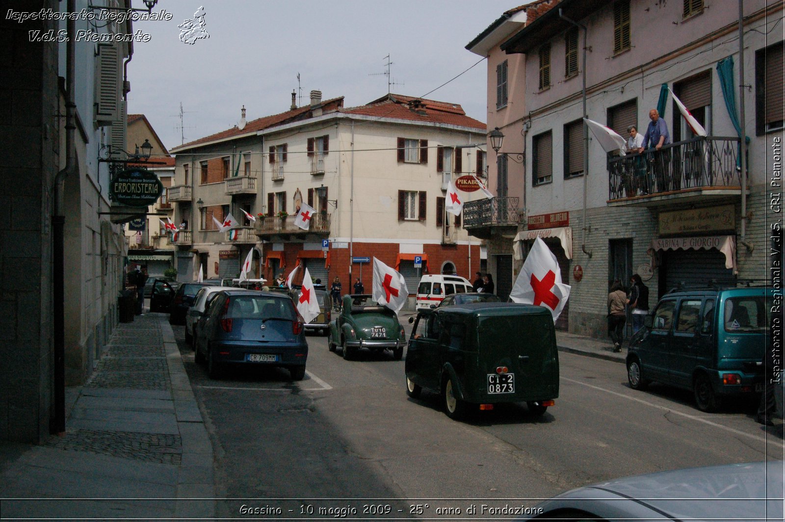 Gassino - 10 maggio 2009 - 25 anno di Fondazione -  Croce Rossa Italiana - Ispettorato Regionale Volontari del Soccorso Piemonte