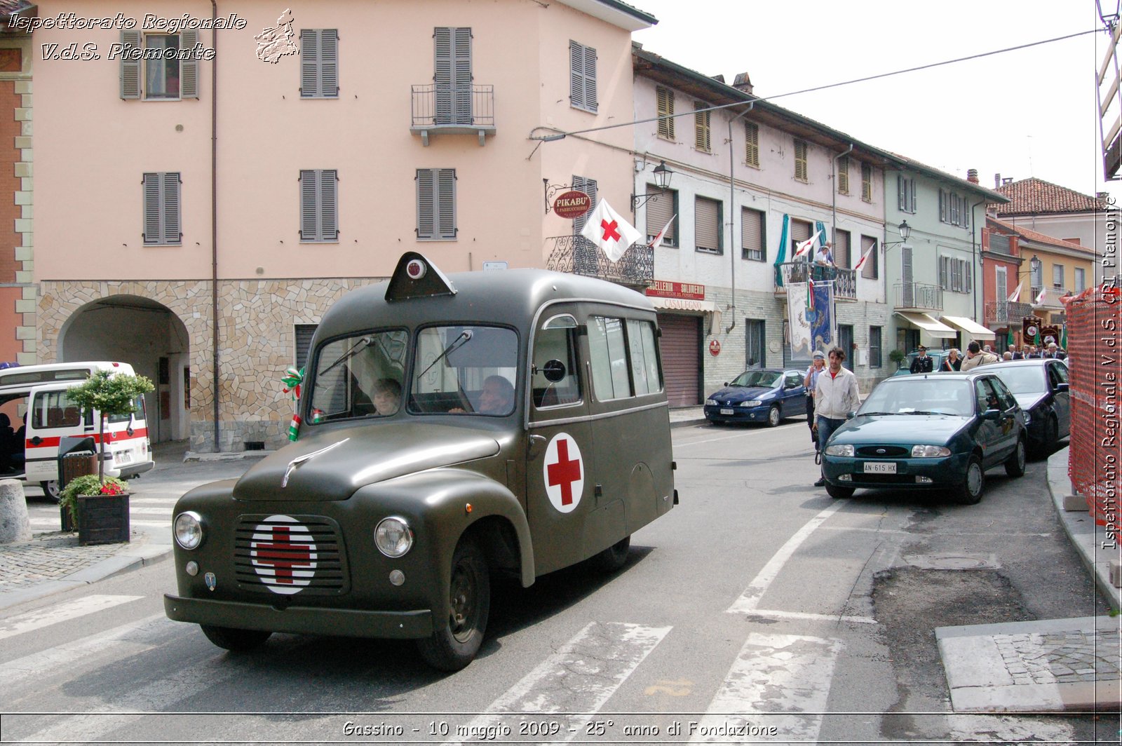 Gassino - 10 maggio 2009 - 25 anno di Fondazione -  Croce Rossa Italiana - Ispettorato Regionale Volontari del Soccorso Piemonte